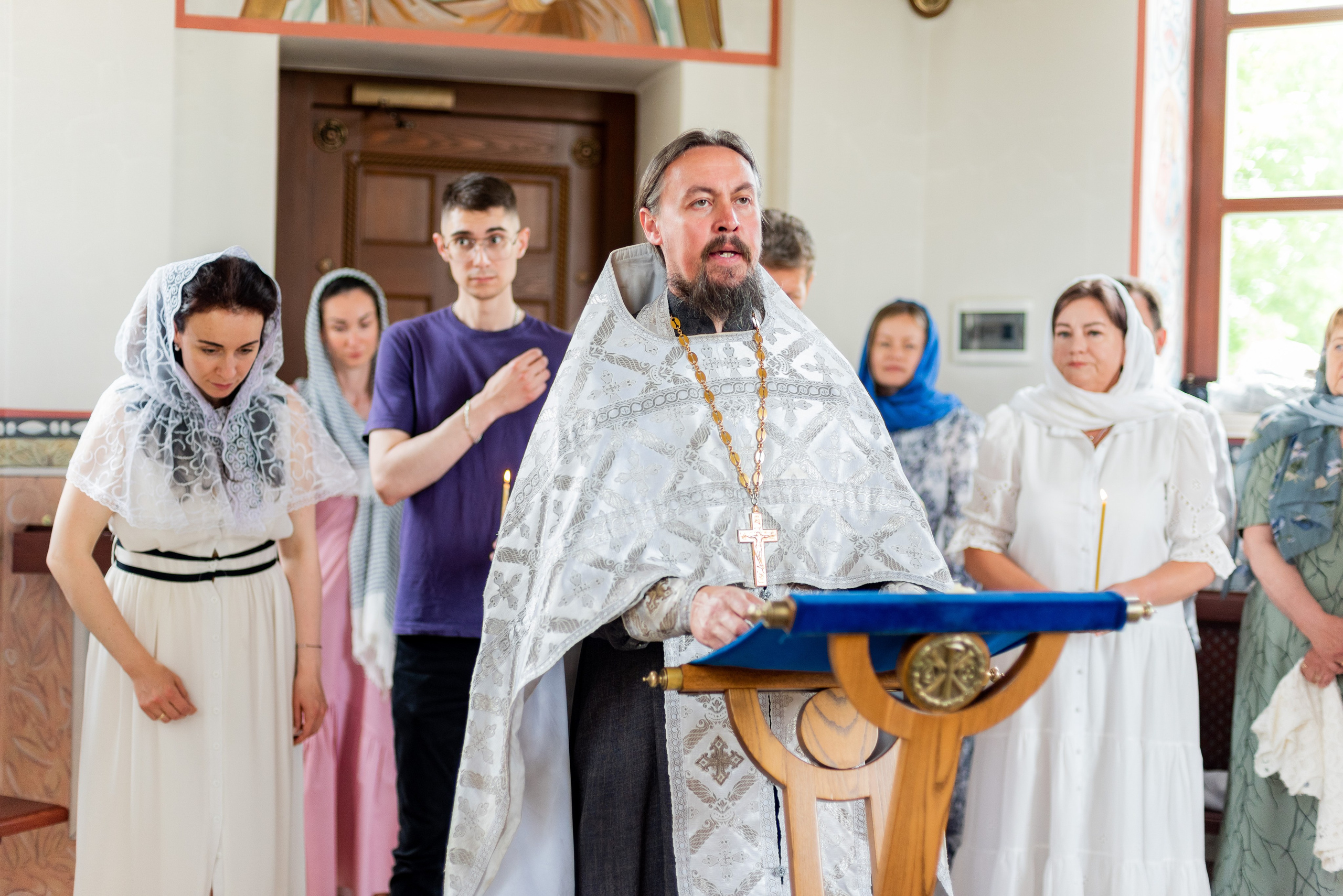 Крещение Ники. Фотограф Юлия Попова