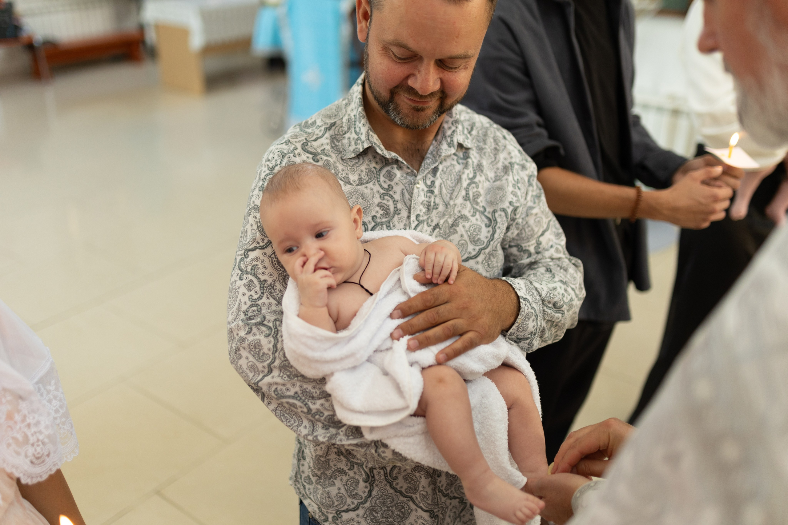 Крещение Артёма (все фото с таинсвта крещения). Фотограф новорожденных. Детский и семейный фотограф Марьяна Юдина