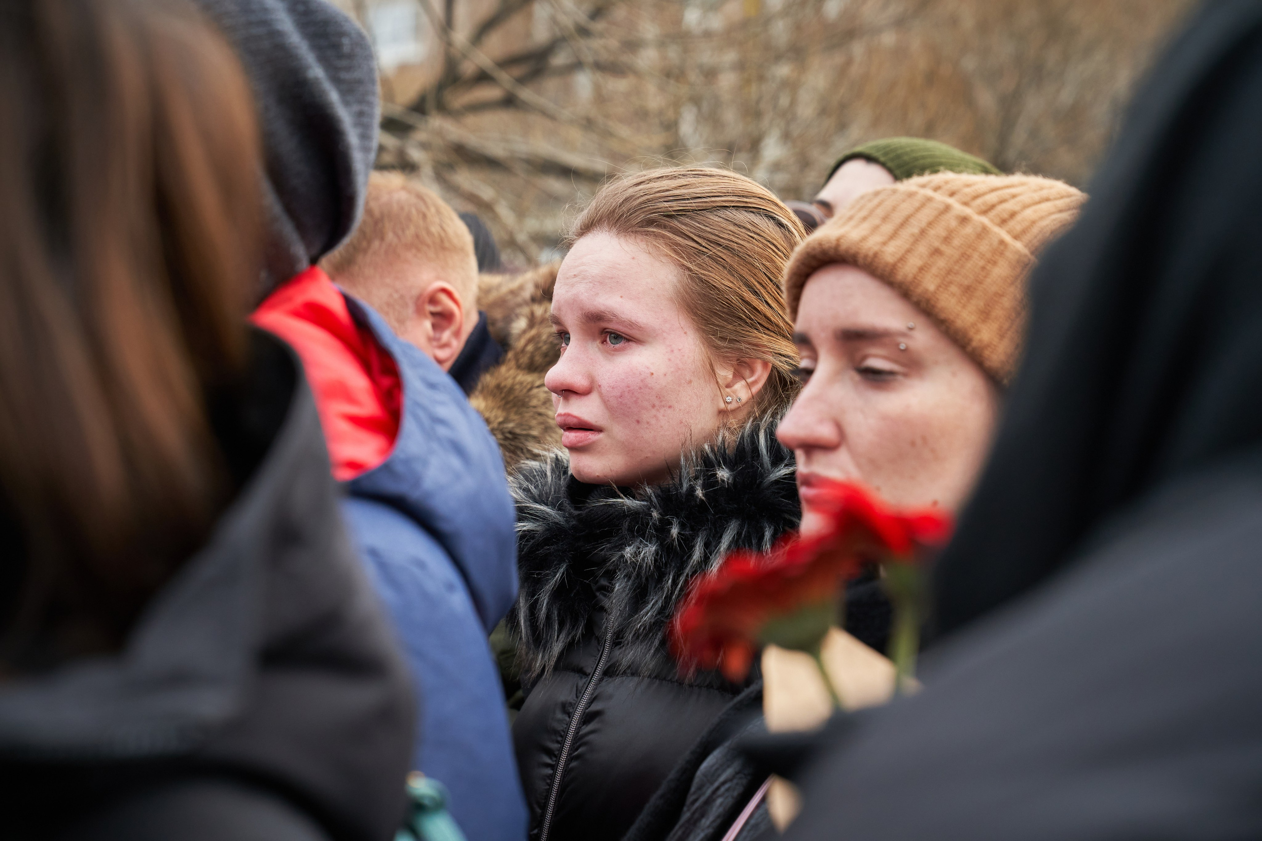 Похороны Алексея Навального. Дзешульская, фотограф