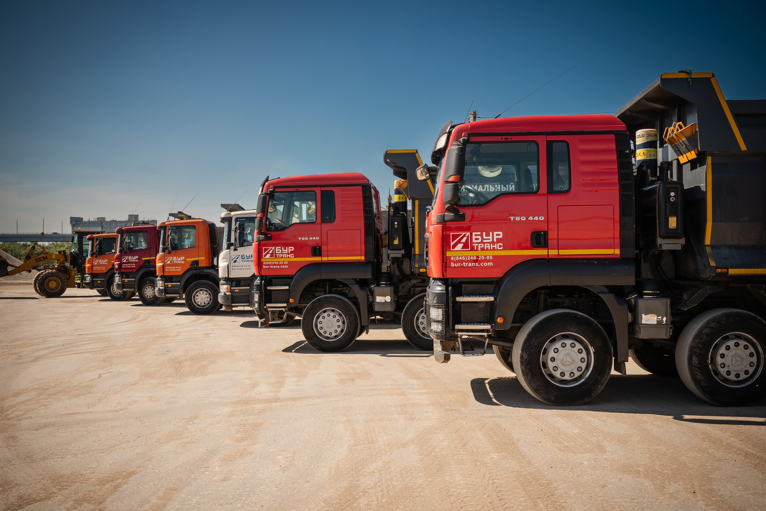 Автопарк «Буртранс»: самосвалы средней тоннажности для щебня