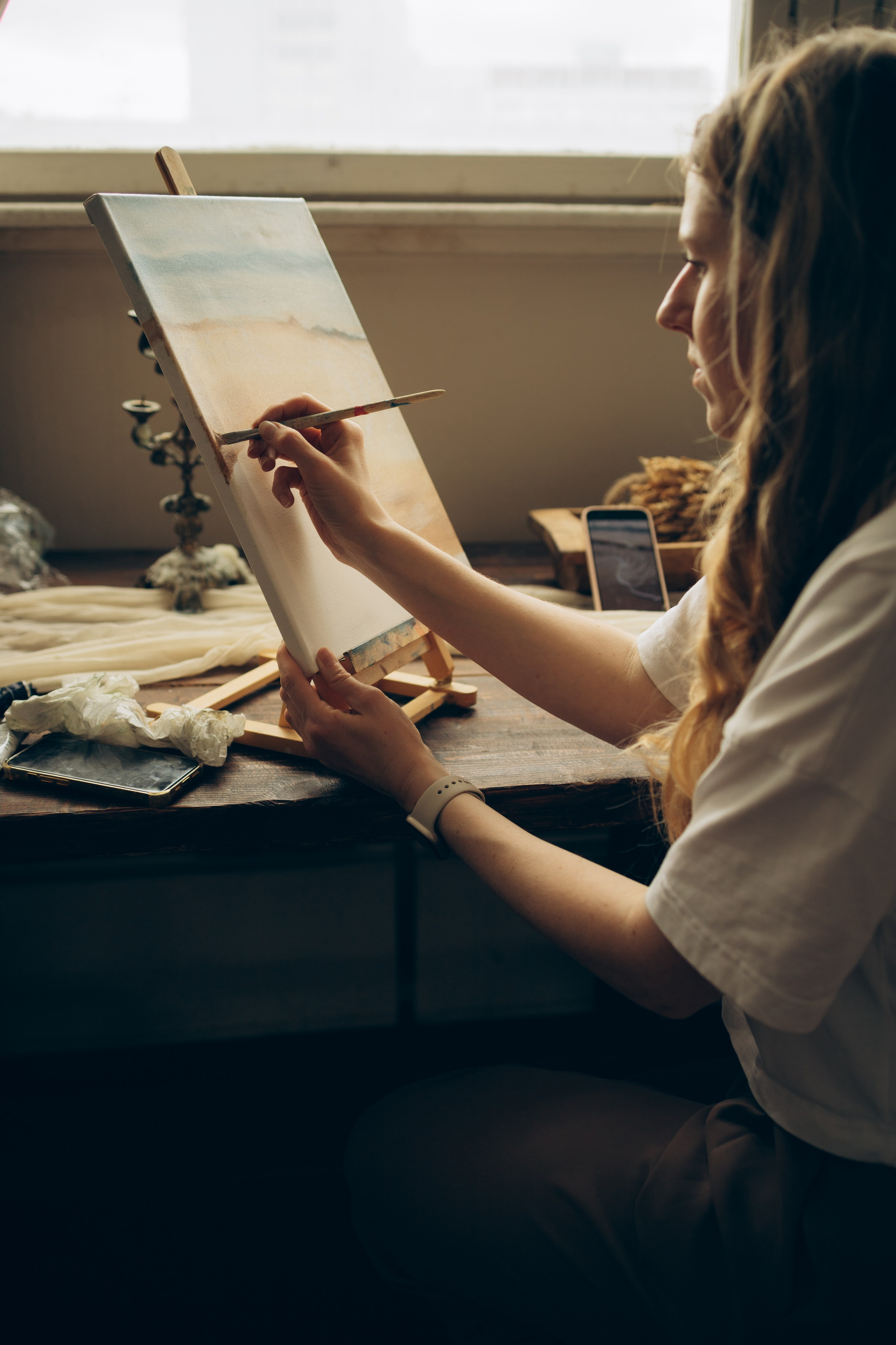 Мастерская художника. Женский фотограф Истра