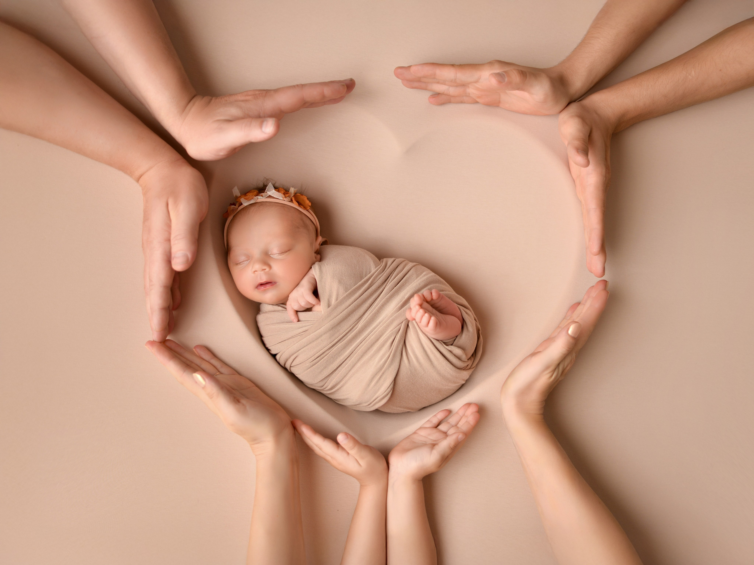 Фотосессия новорожденного в Краснодаре. Фотограф новорожденных Краснодар Малышенко Надежда