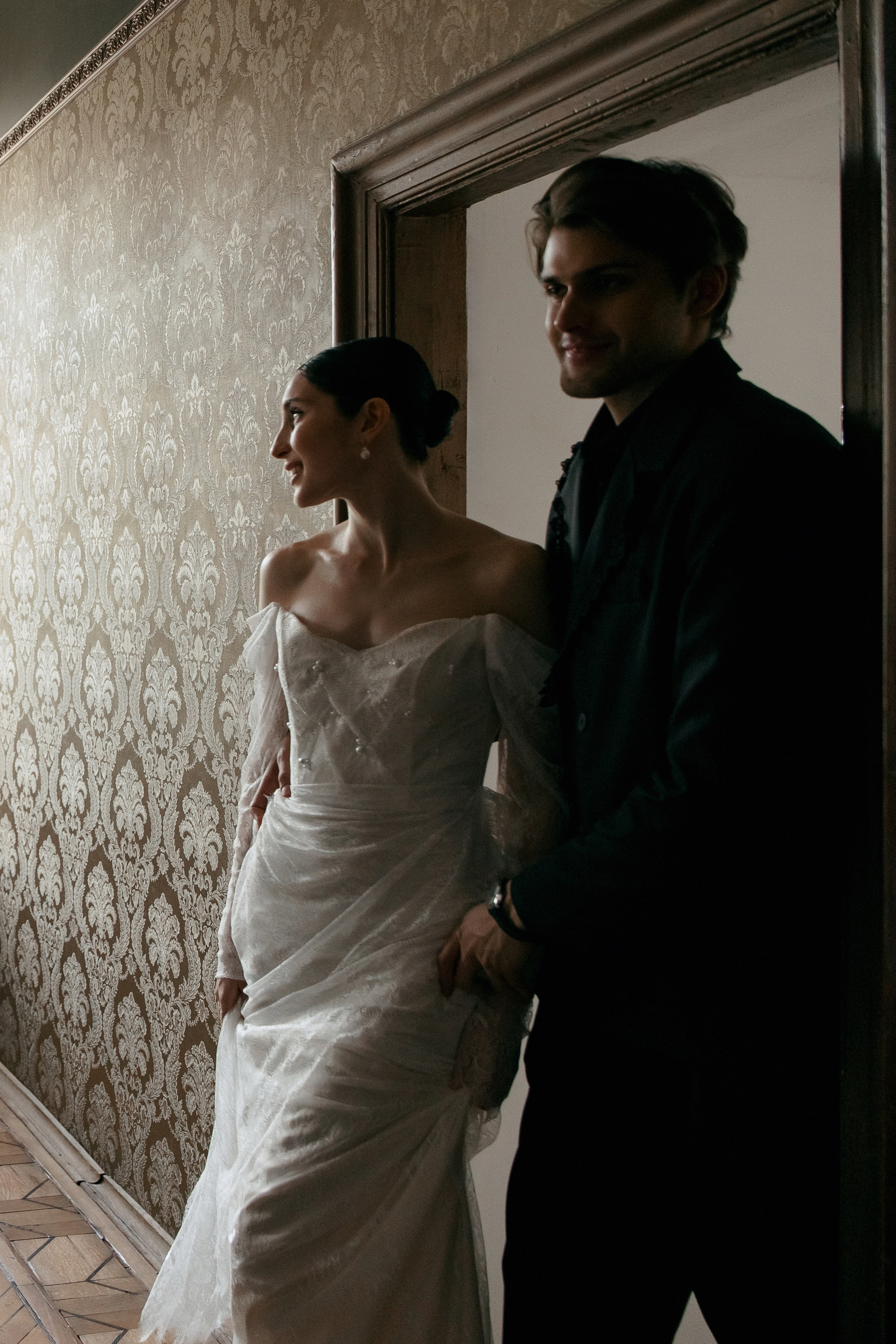 Винтажная история Полины и Дмитрия. Свадебный фотограф Москва