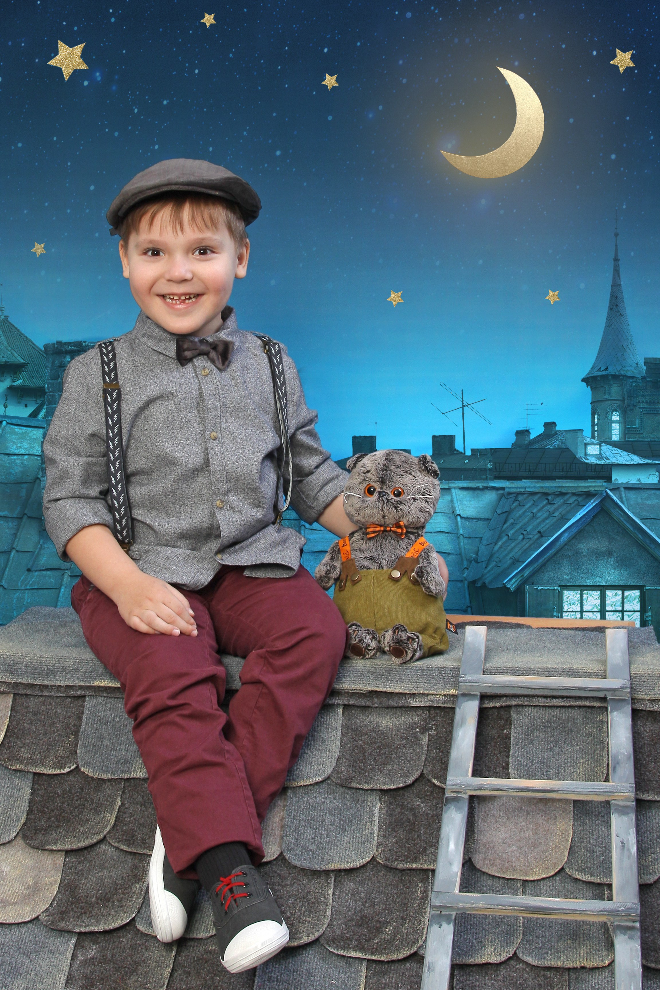 КОМПАНИЯ КРАЙФОТО ФОТОСЕССИЯ НОЧЬЮ НА КРЫШЕ