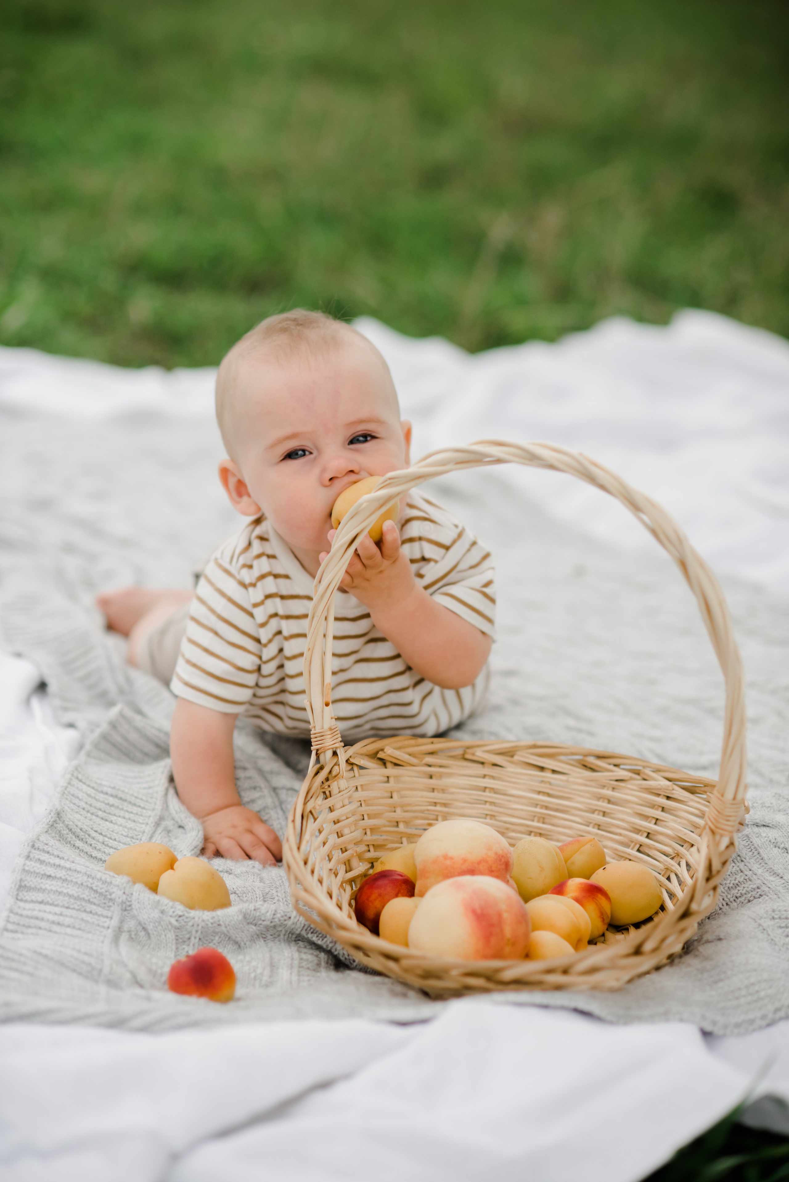 Анна и ее семья, фотосессия в поле. Свадебный и семейный фотограф Евгения Кононова