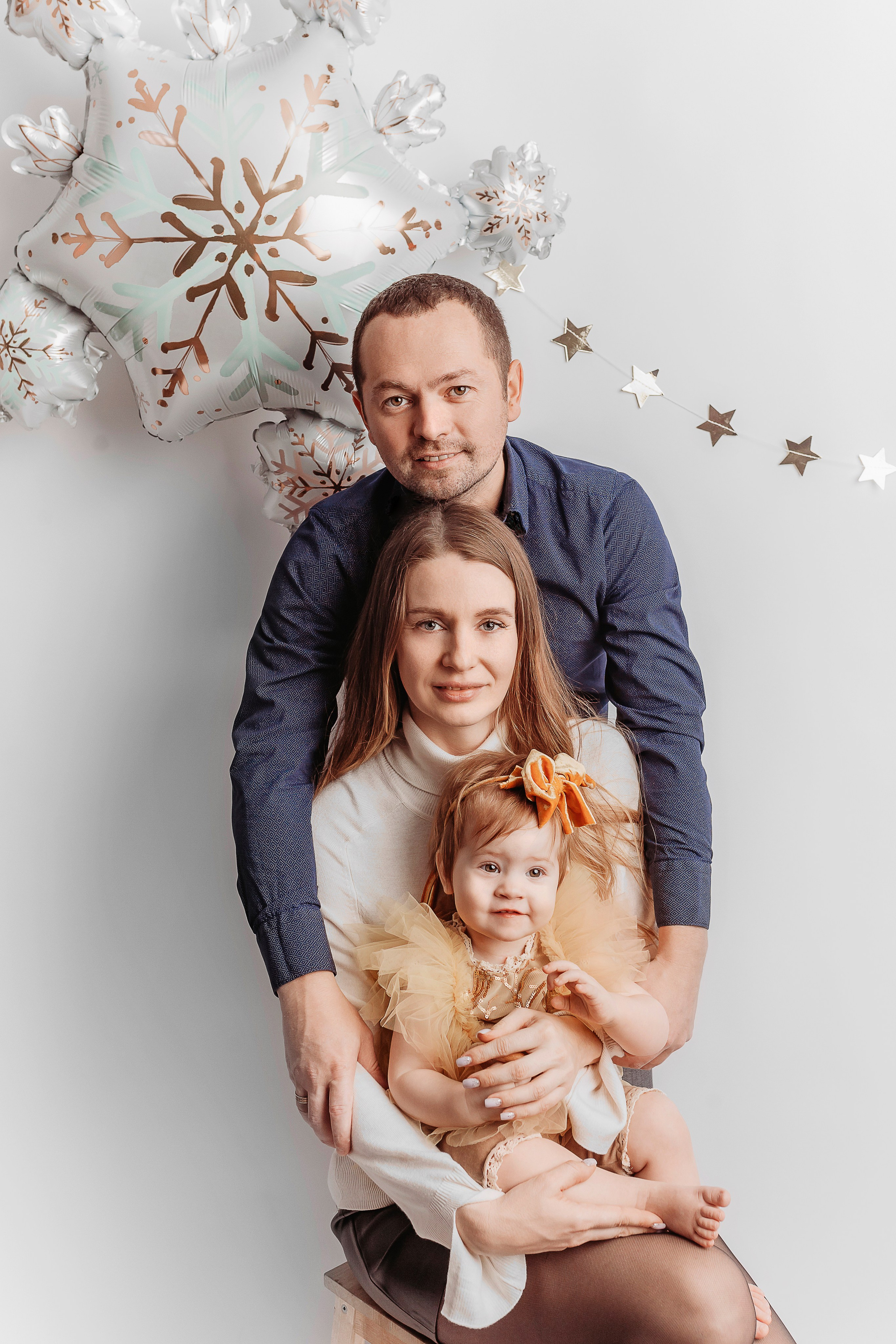 Годовасие — девочки. Фотограф новорожденных в Новокузнецке Анна Горошникова