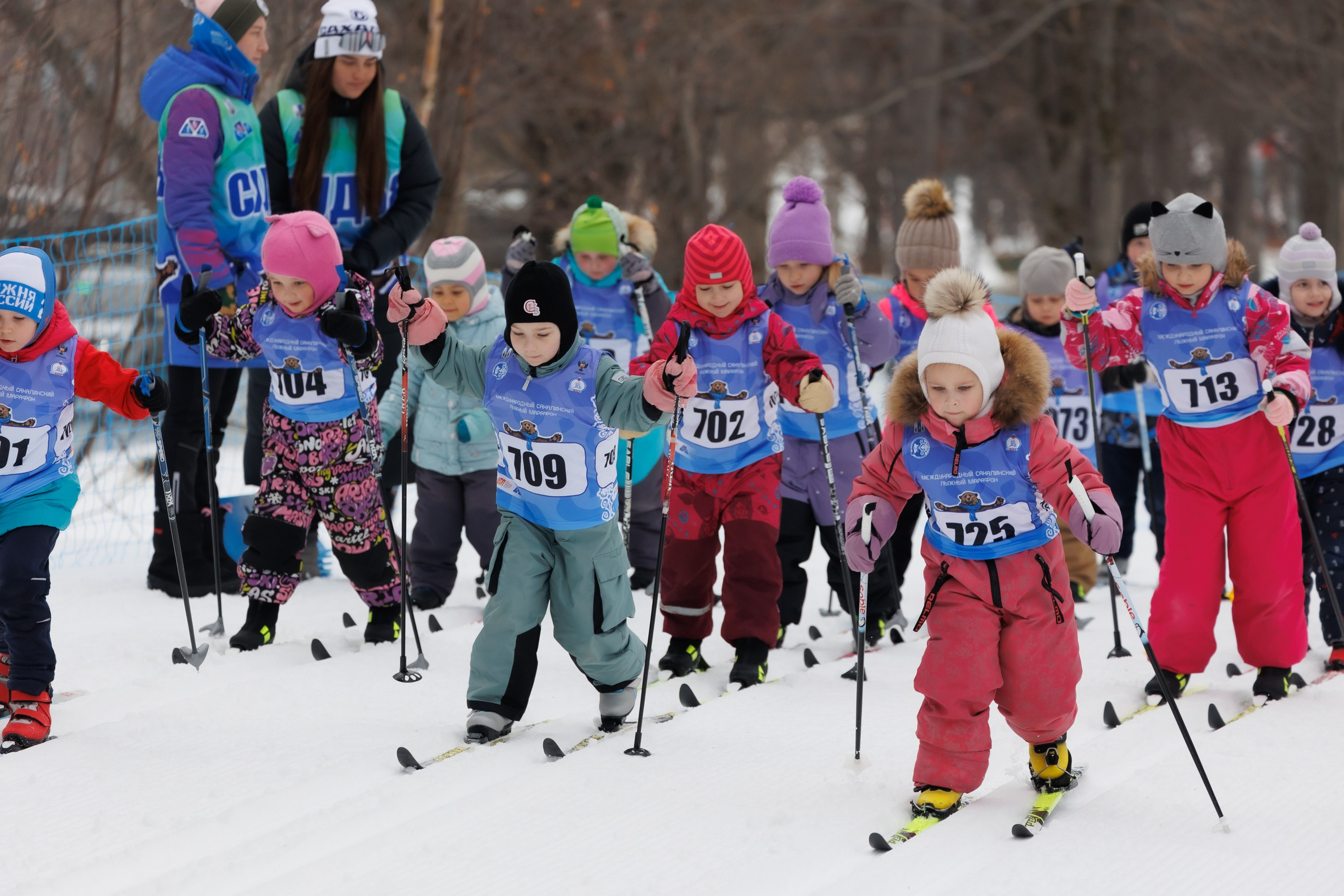 XXVII Сахалинский лыжный марафон. Фотограф Анастасия Зубкова
