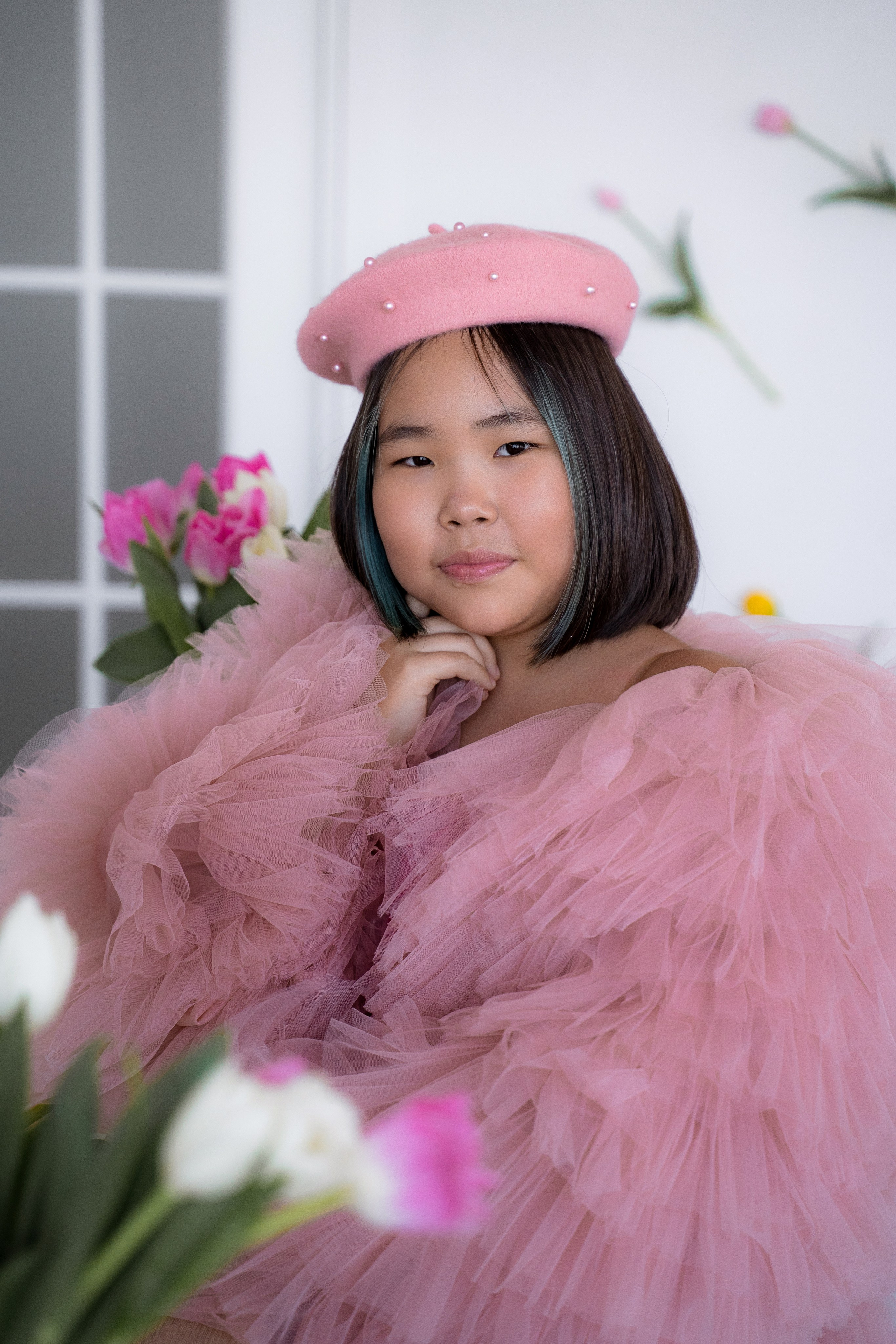 Тюльпановое настроение. Фотостудия Малина в городе Улан-Удэ. Фотограф Ирина Жарникова