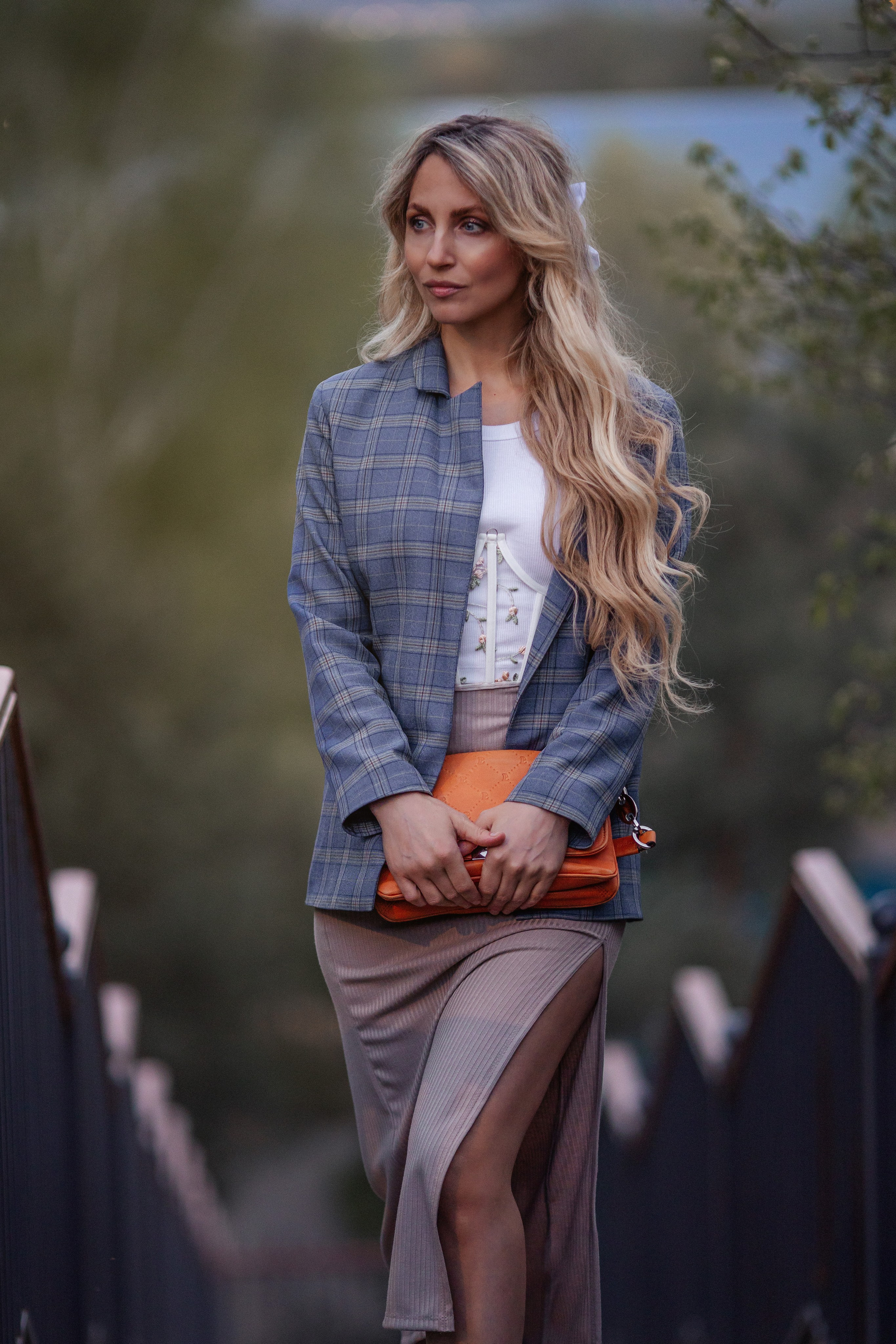 Женский портрет уличный. Семейный фотограф Москва и область Дербунова Елена