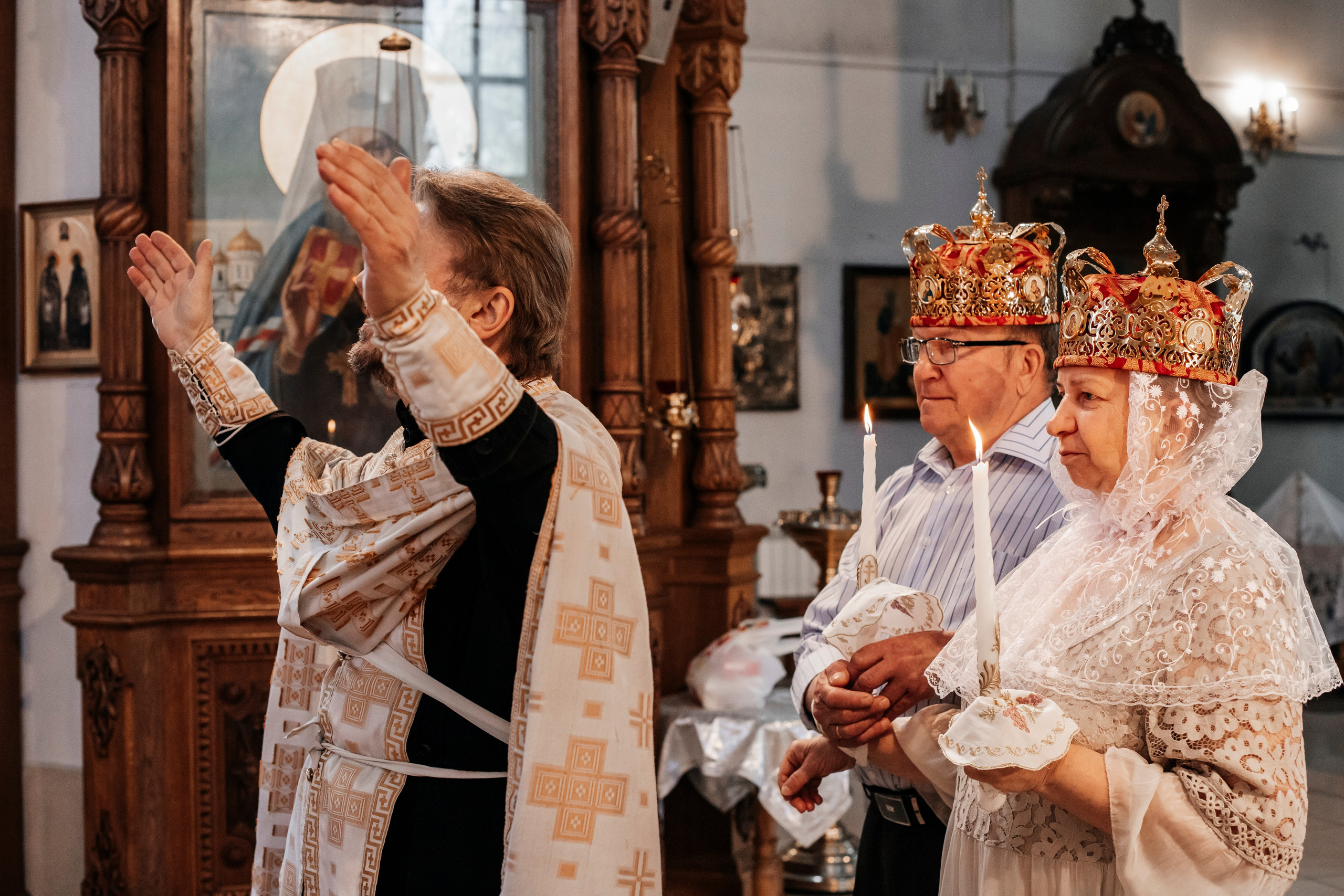 Церковный (крещение и венчание). Семейный фотограф Москва и область Дербунова Елена