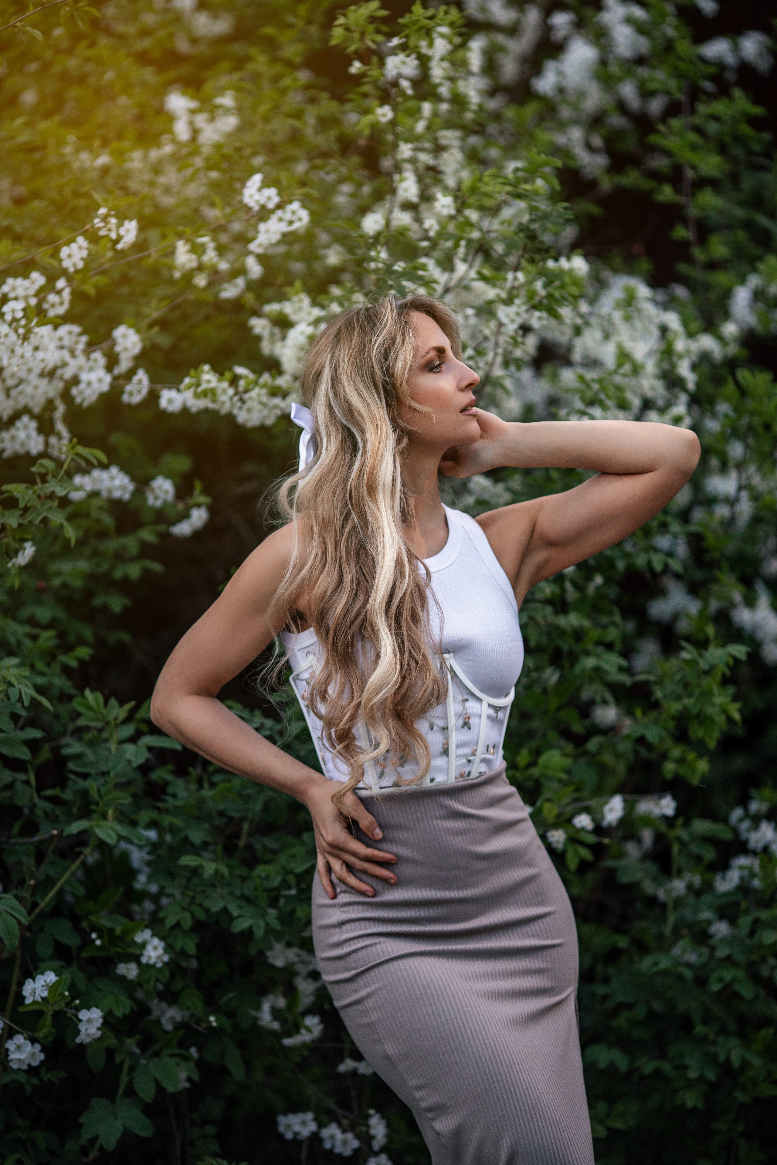 Женский портрет уличный. Семейный фотограф Москва и область Дербунова Елена