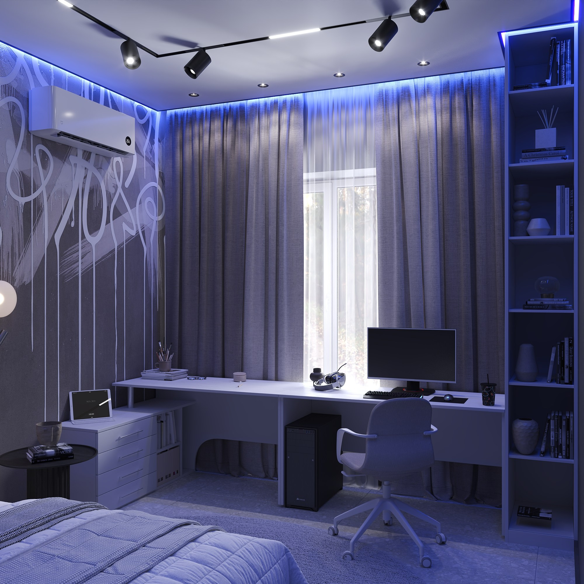 Пос. Береговой жилой дом 135 м². БК студия дизайна интерьера