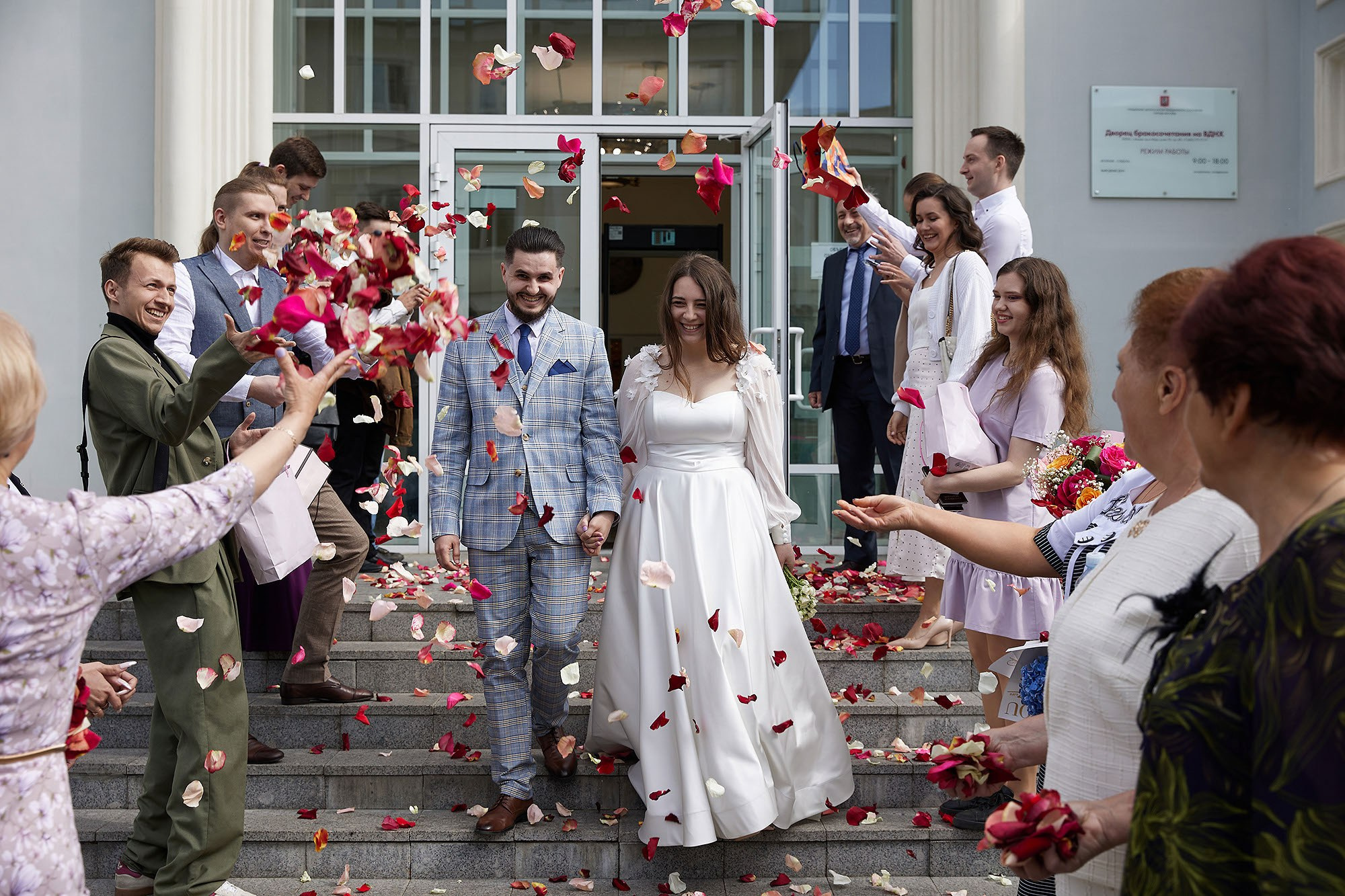 Регистрация в ЗАГСе и выездная. Свадебная съемка. Фотограф в Москве Валерий Боцман
