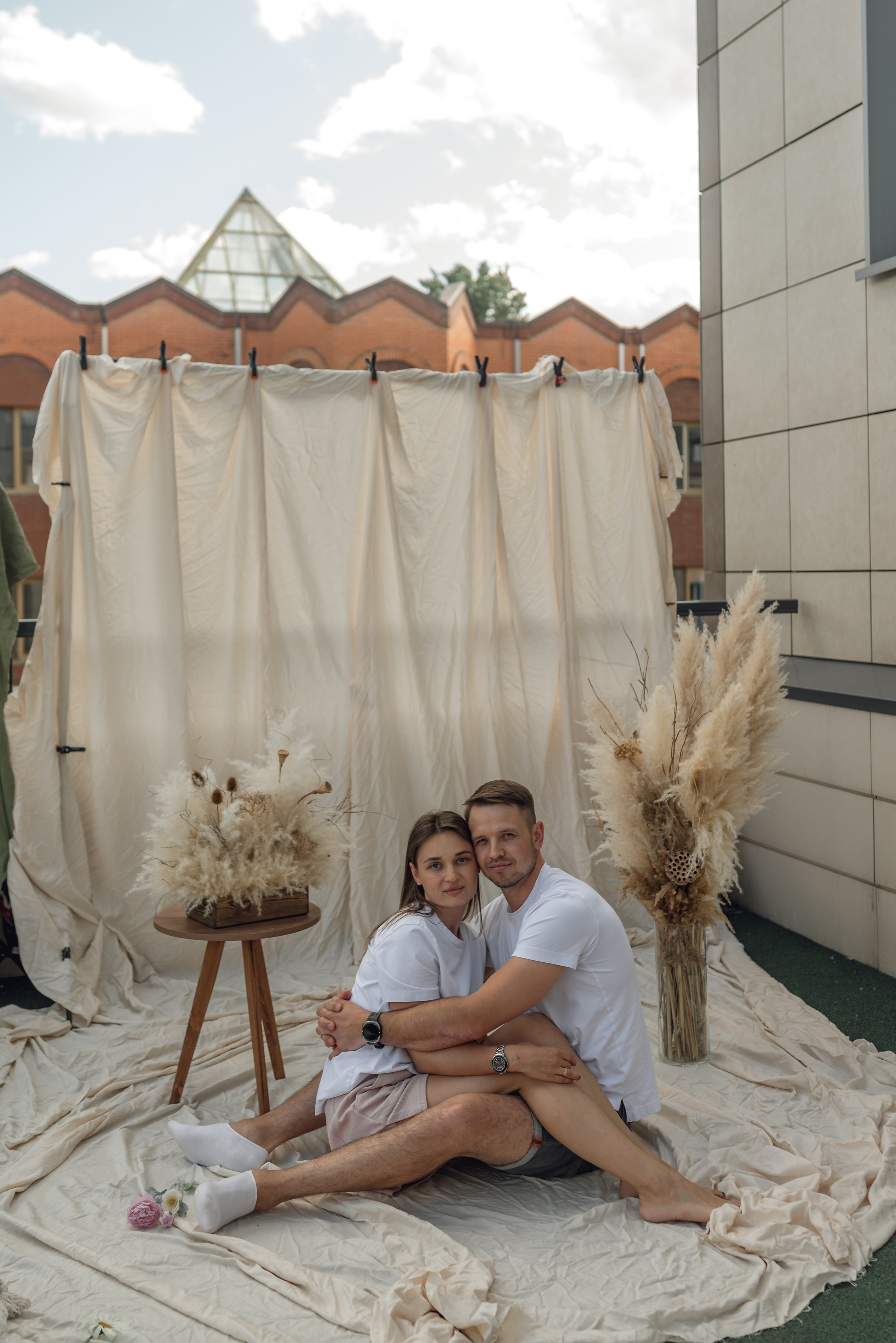 На крыше. Семейный и детский фотограф в Москве Князева Диана