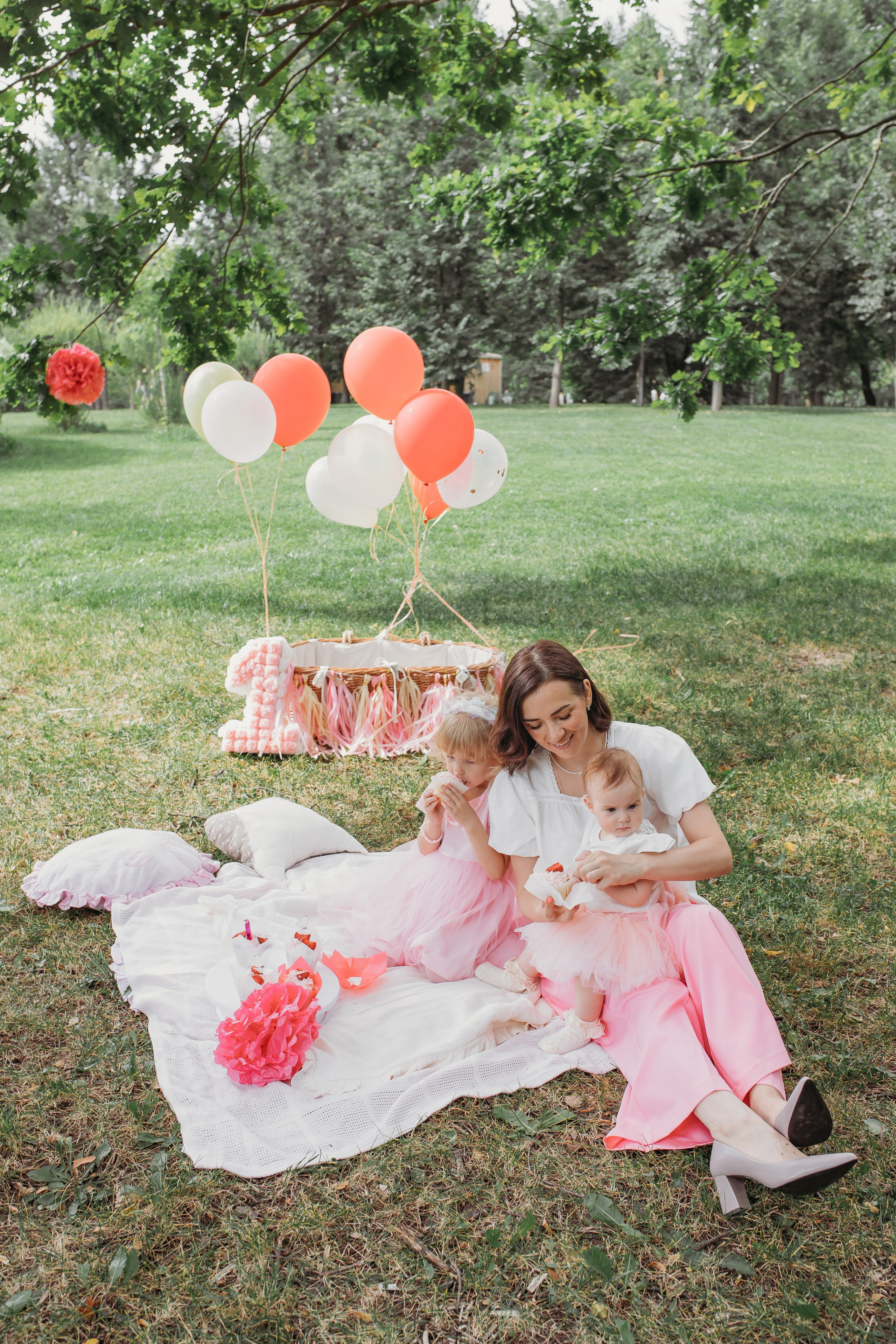 Анечке годик. Семейный и домашний фотограф в Москве и МО Королева Валерия