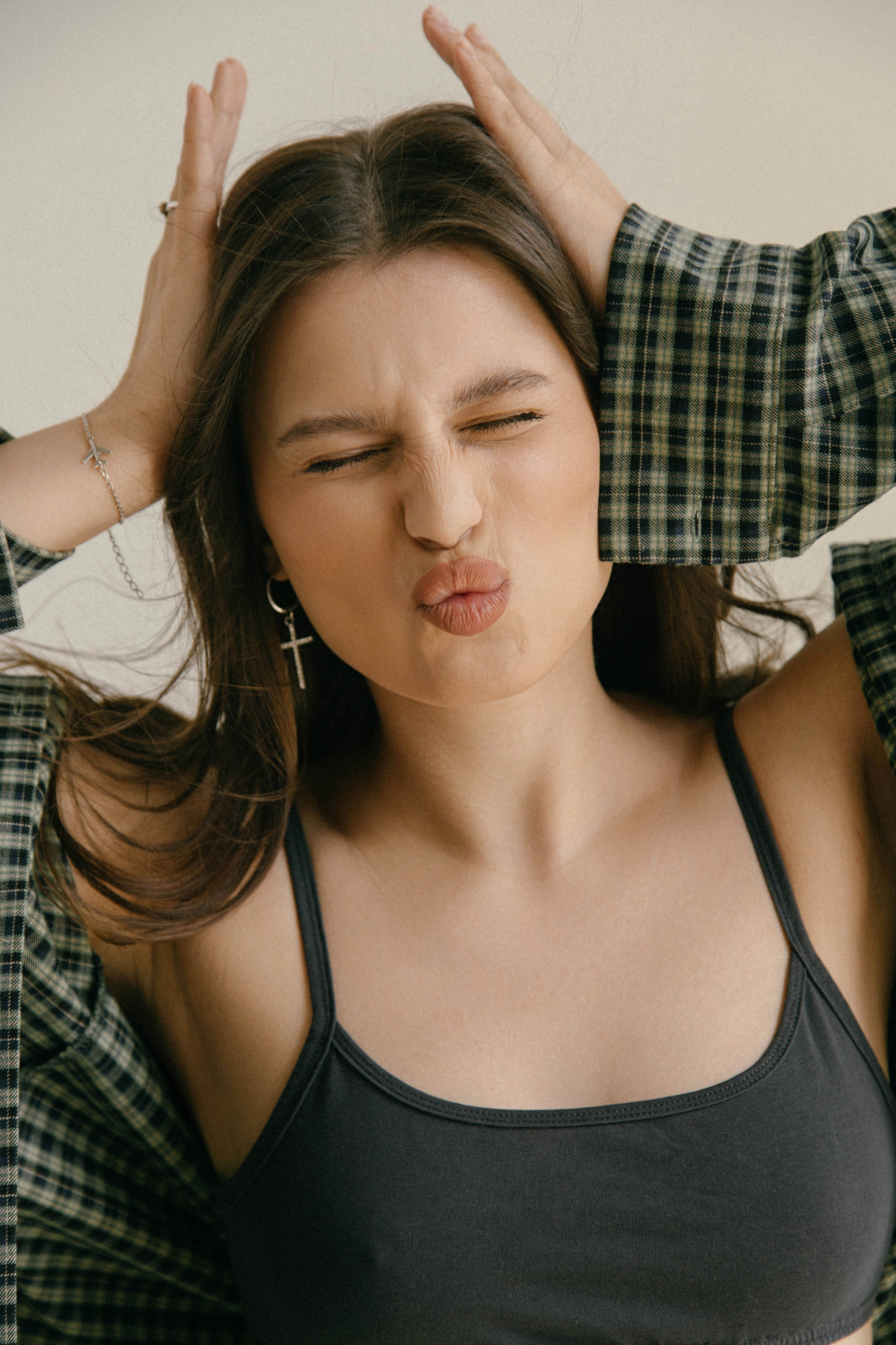 Ксюша. Минимализм, портреты в студии. Фотограф Ксения Третьякова, Санкт-Петербург