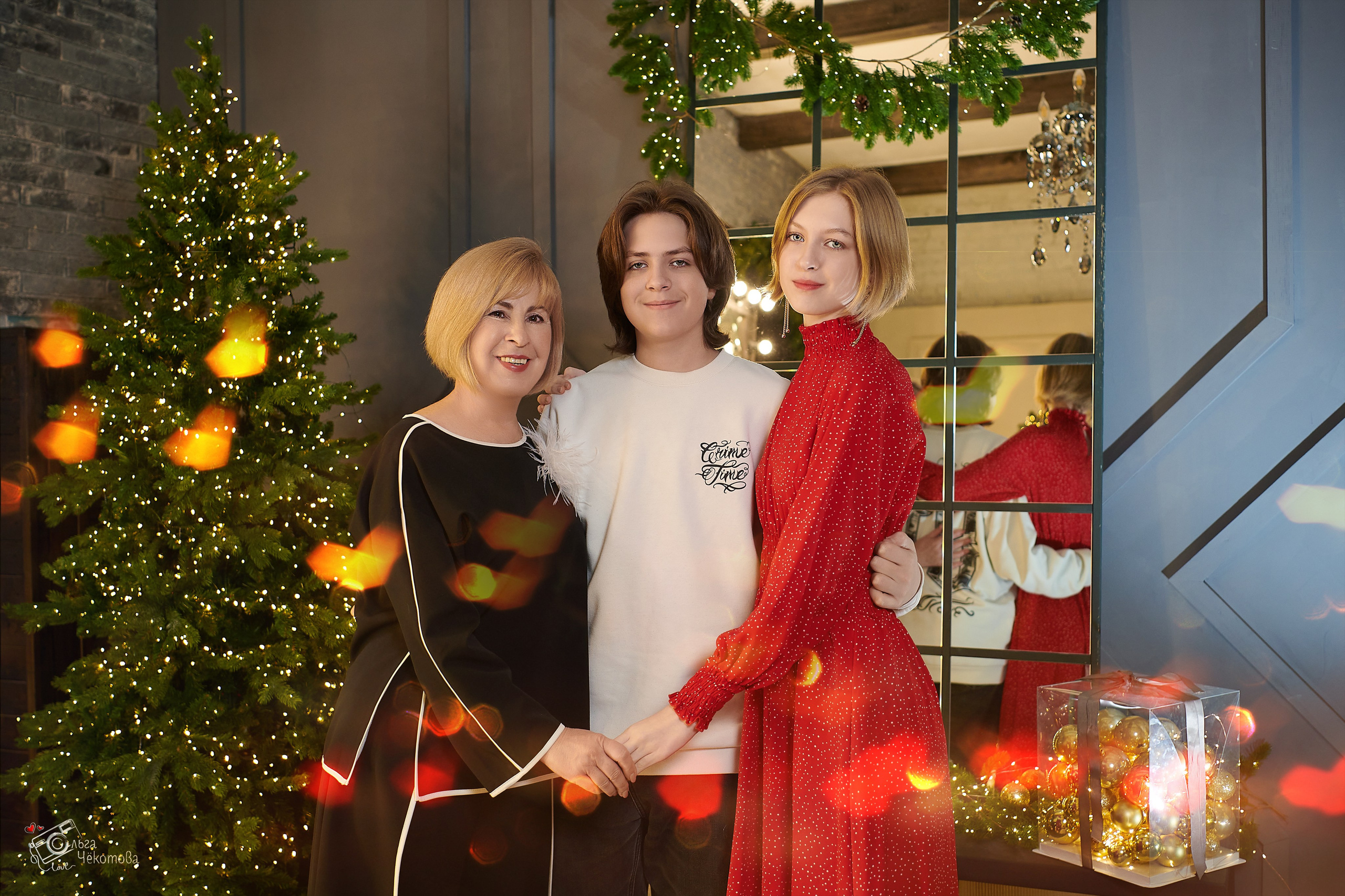 Новогодняя сказка для бабушки и двух внуков. Ольга Чёкотова (Фотограф Кострома)