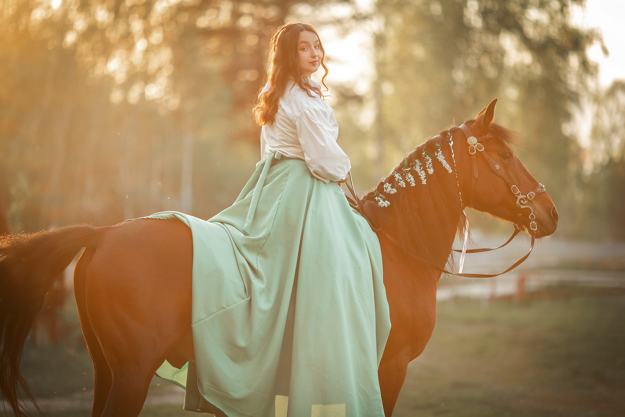 Женственность. Анна Молчанова конный фотограф в Тюмени | фотосессии с лошадьми Тюмень