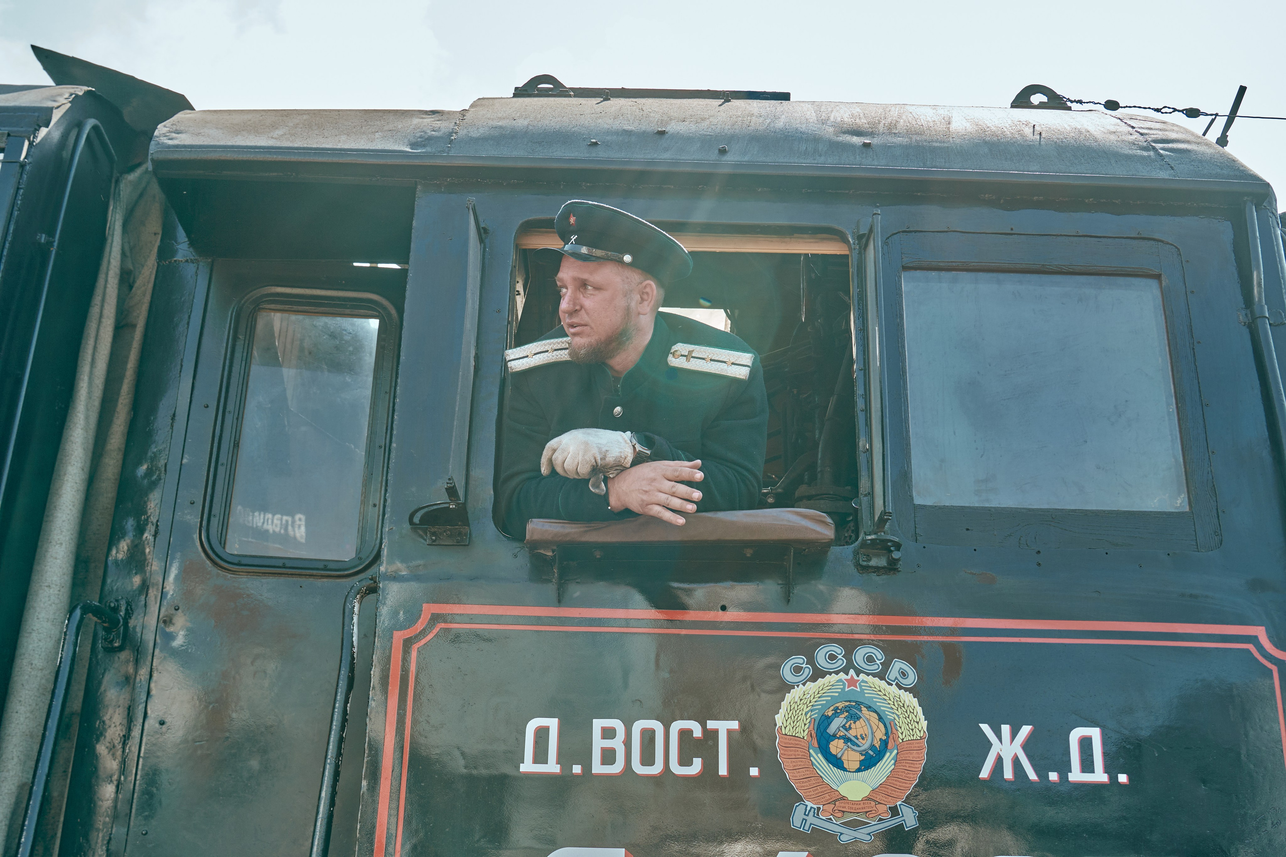 Поезд Победы!. Фотограф во Владивостоке