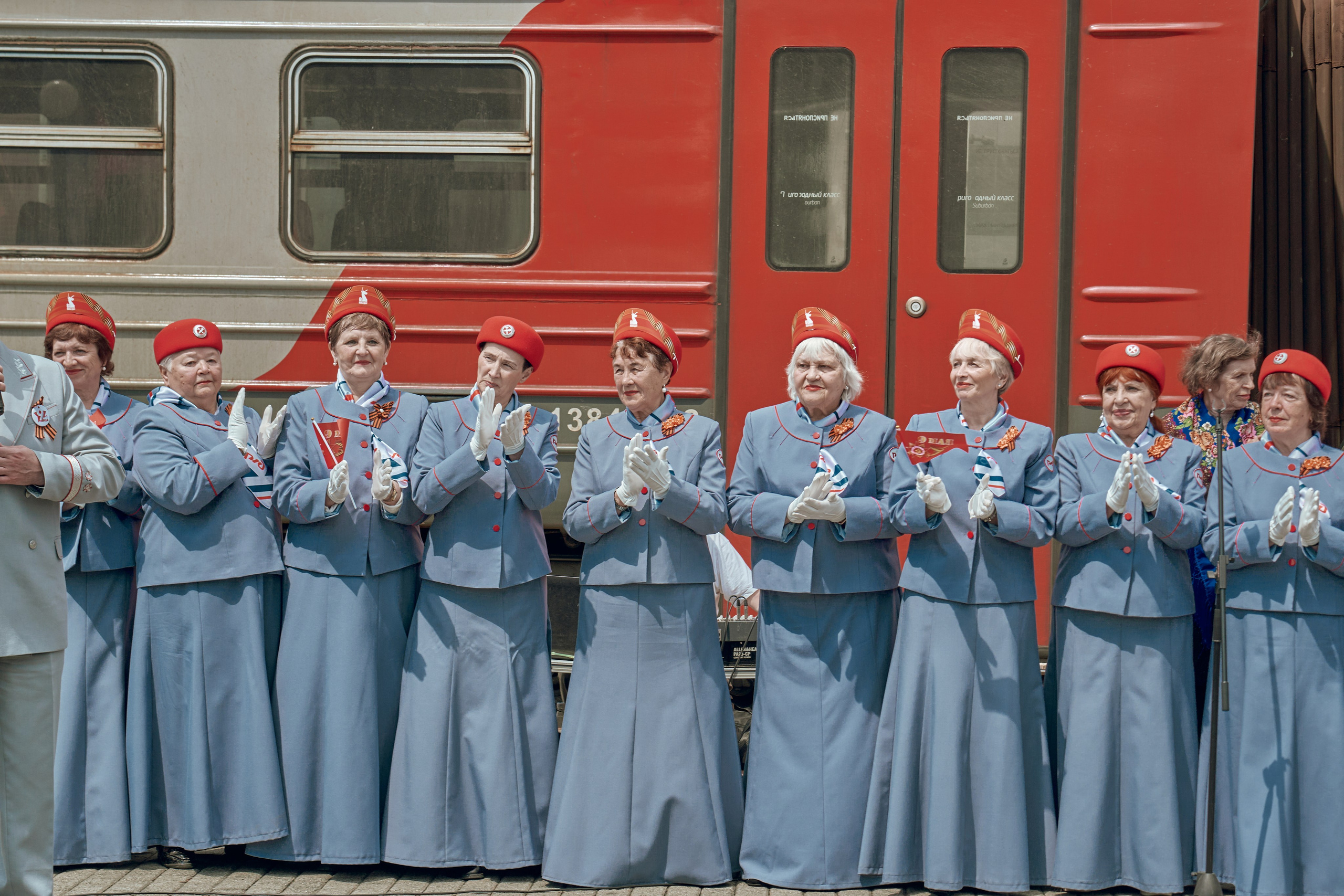 Поезд Победы!. Фотограф во Владивостоке