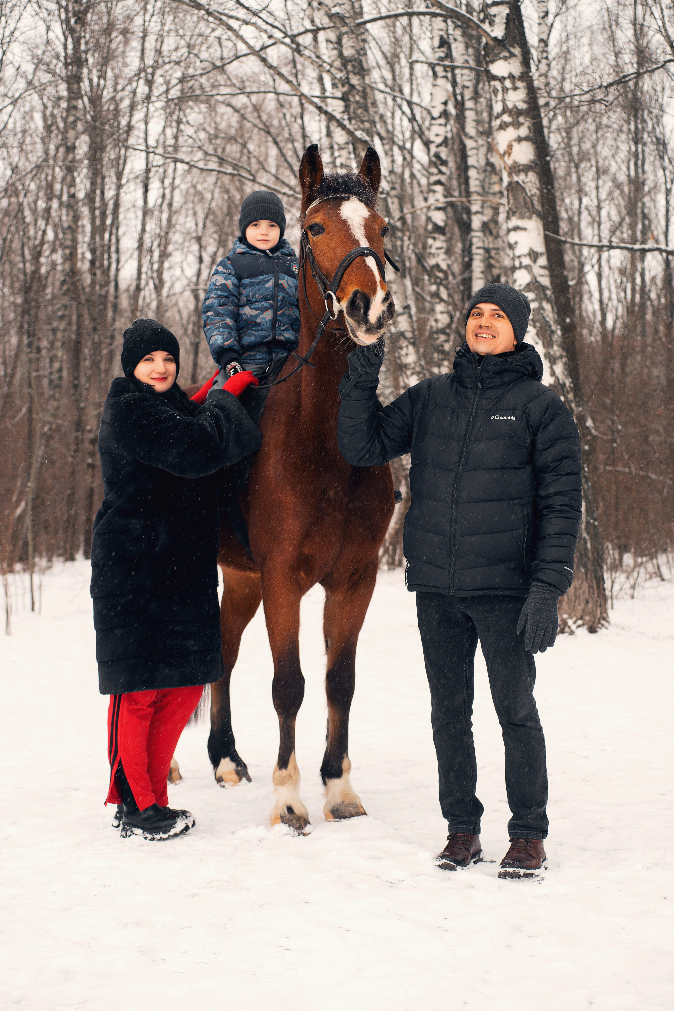семейная фотосессия с лошадью в Калуге