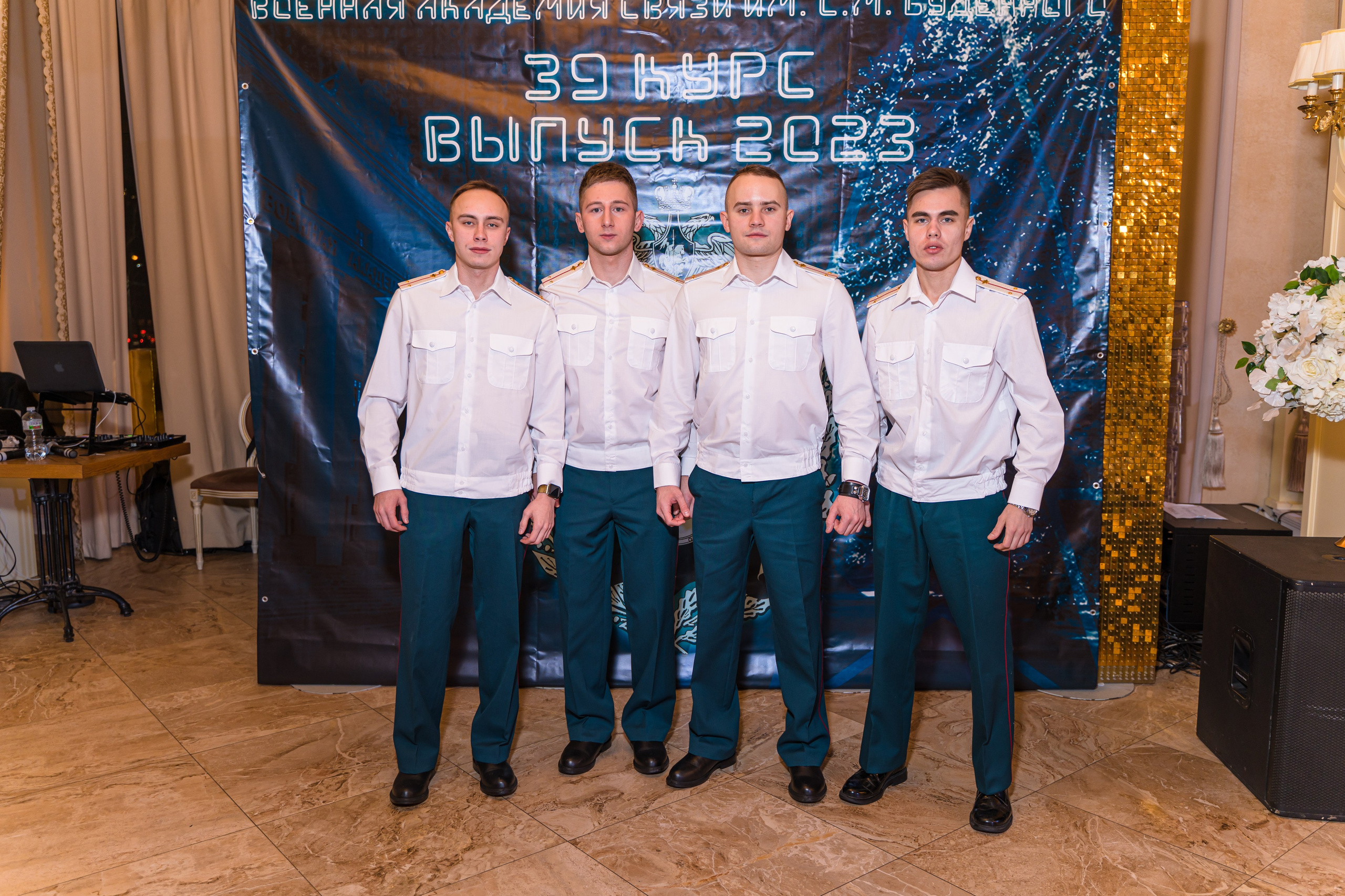 Фотосъемка выпуска военной академии и вручение дипломов