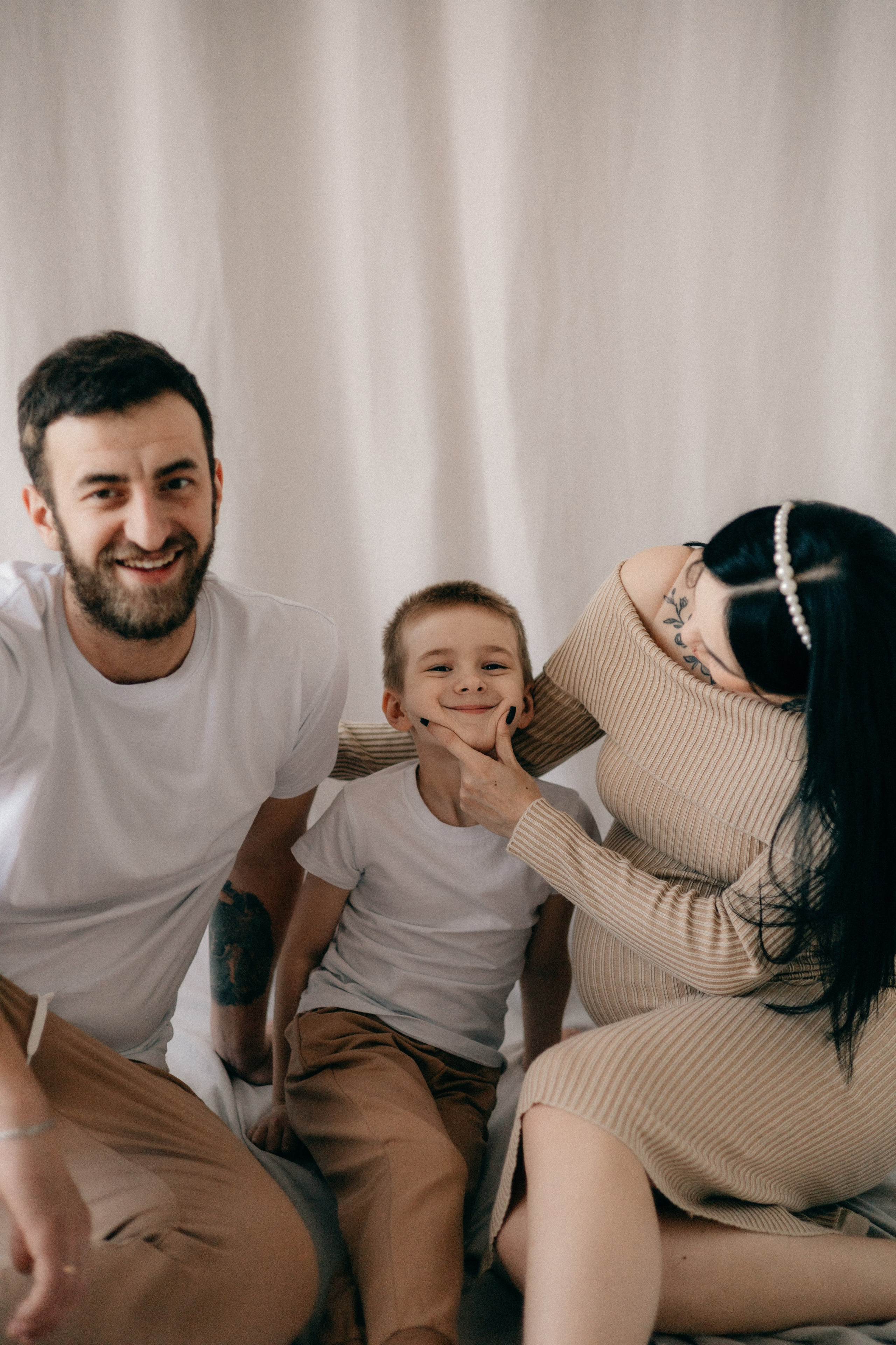 Евгения, Александр и Тимофей. Фотограф София Комкина