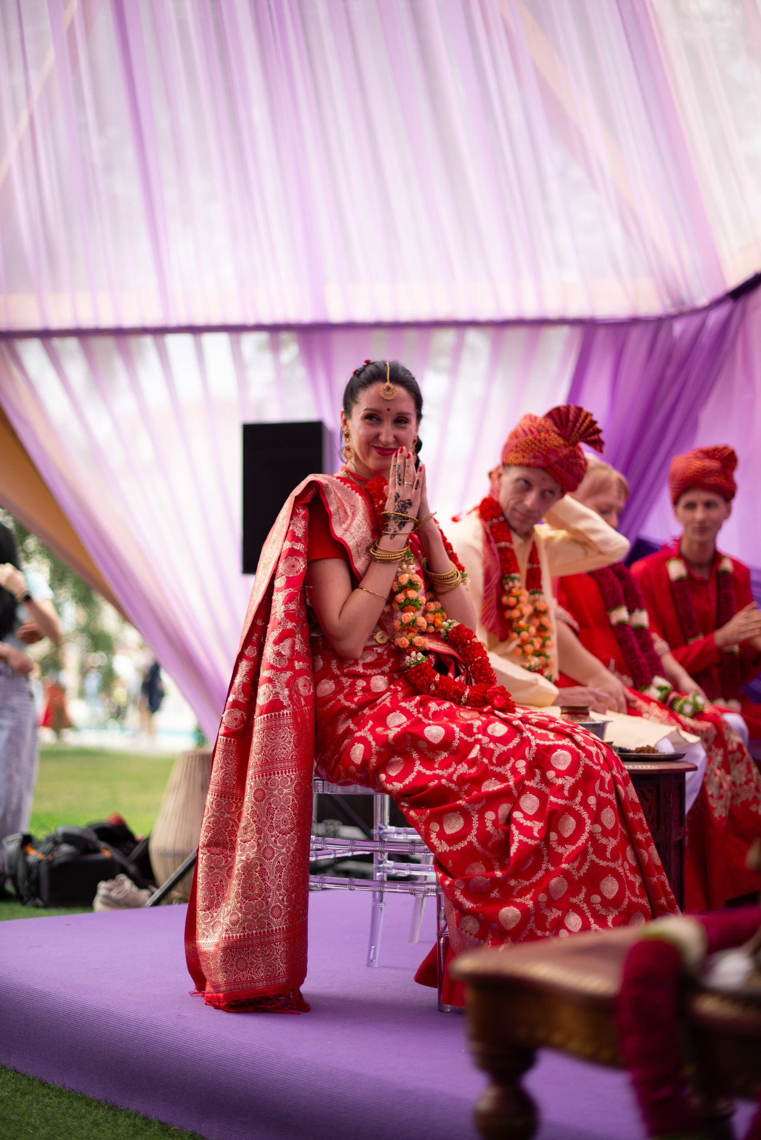 Свадьба в ведической традиции на фестивале День Индии 2025. Victoria Radjevna Репортажный Фотограф — Видеограф Москва • Санкт-Петербург