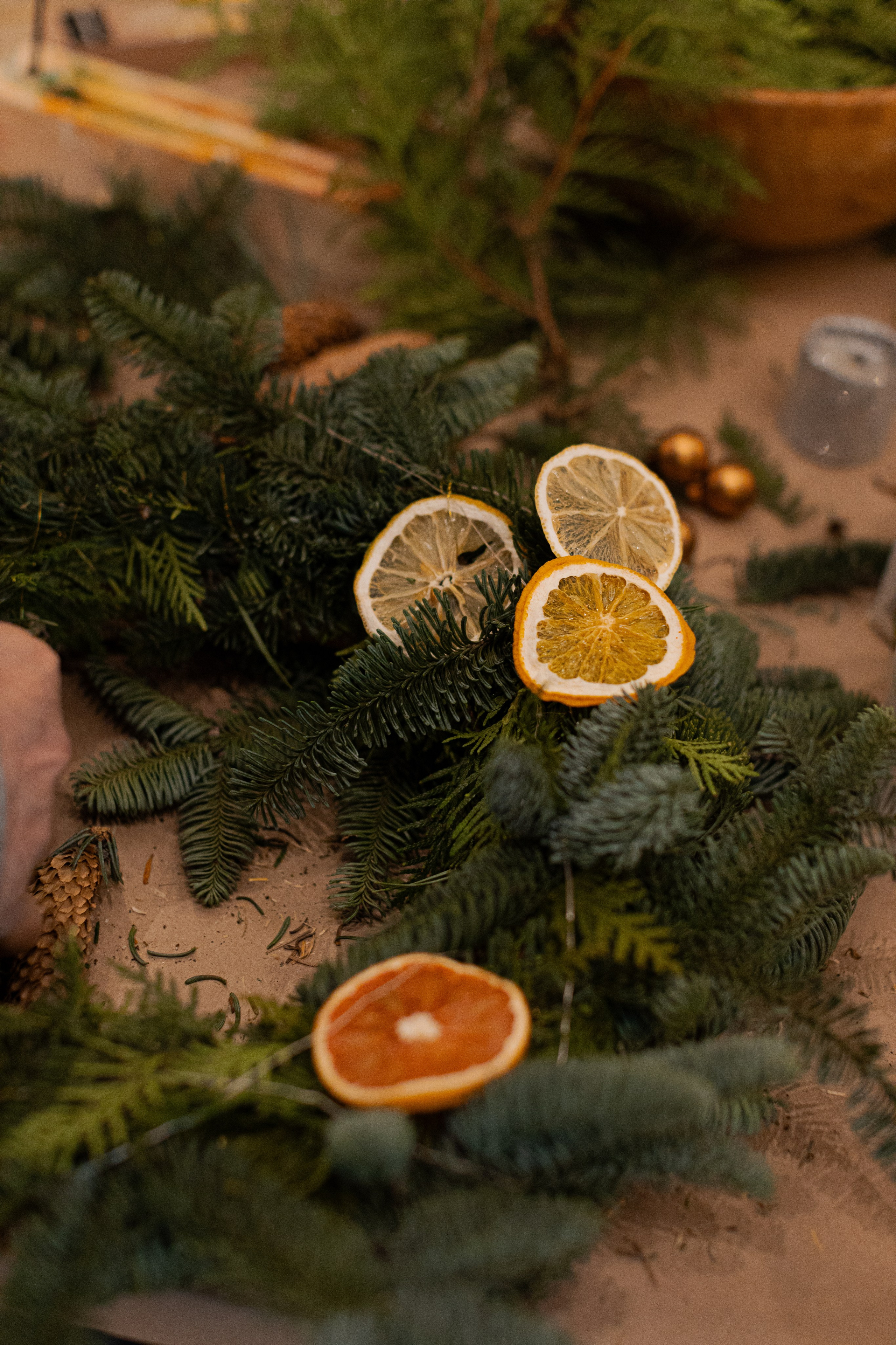 Мк свечи и венок (новогодний корпоратив). Анастасия Ракчеева Художник