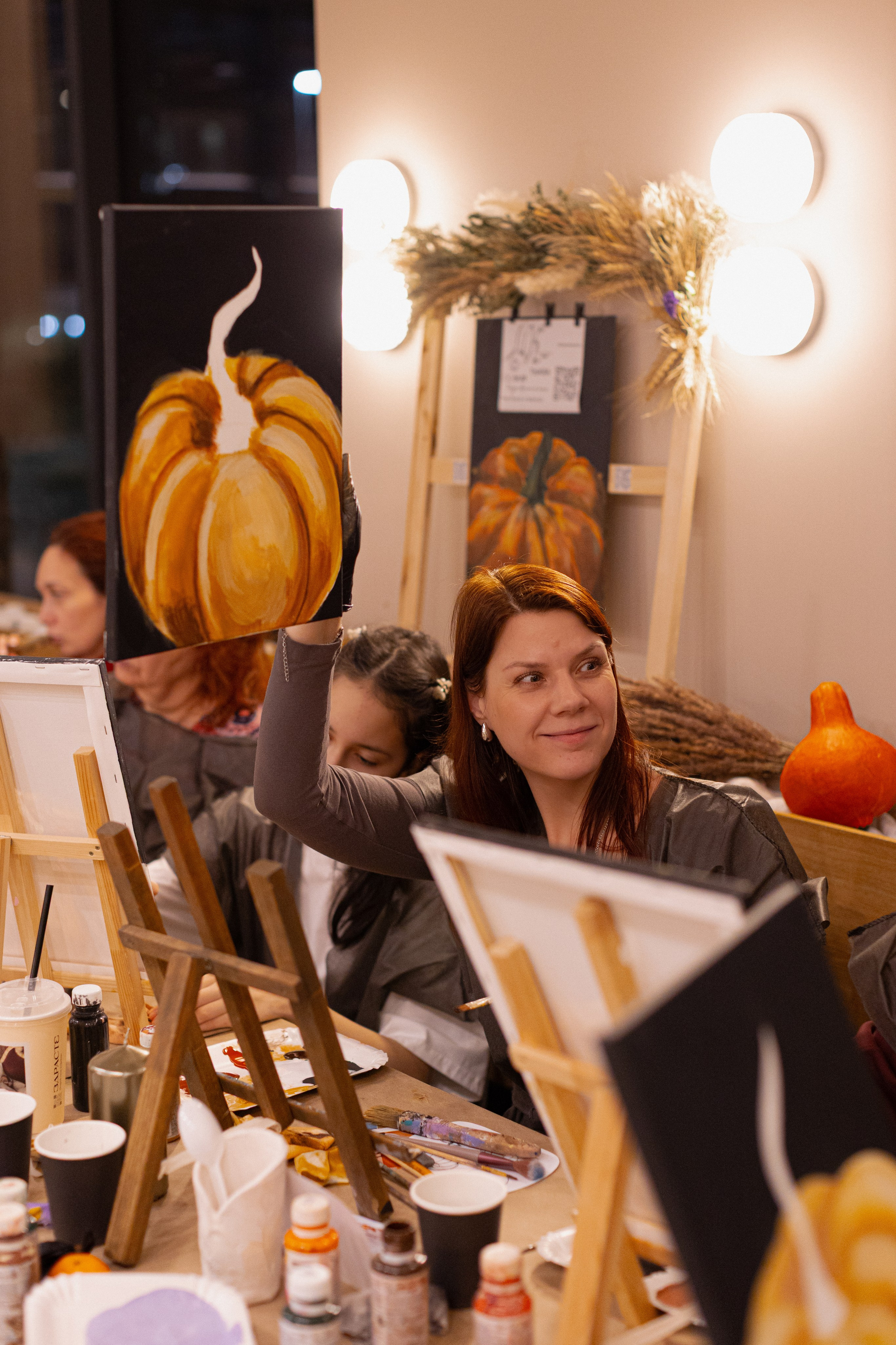 МК Тыква в кафе Здрасте. Анастасия Ракчеева Художник