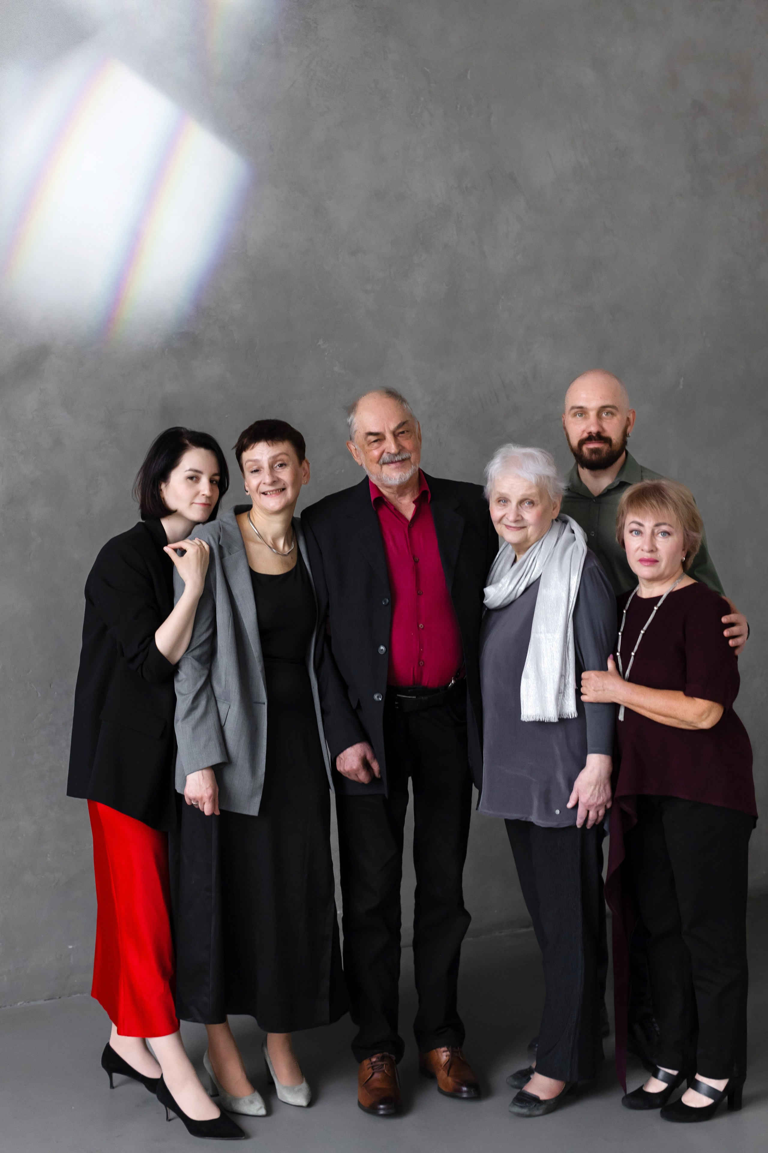 Фотосъёмка с родителями в фотостудии. Брук Артём