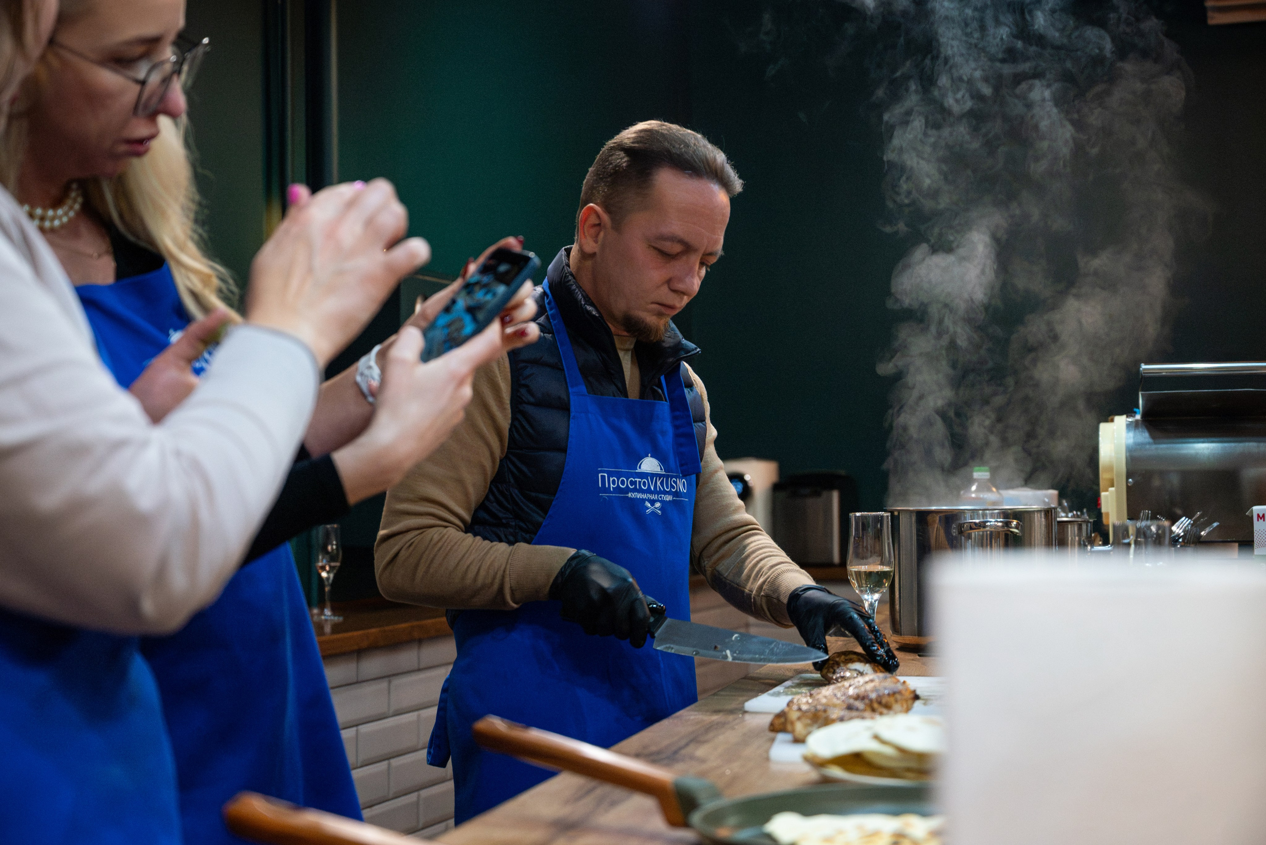 Кулинарный мастер класс. Фотограф мероприятий в Москве