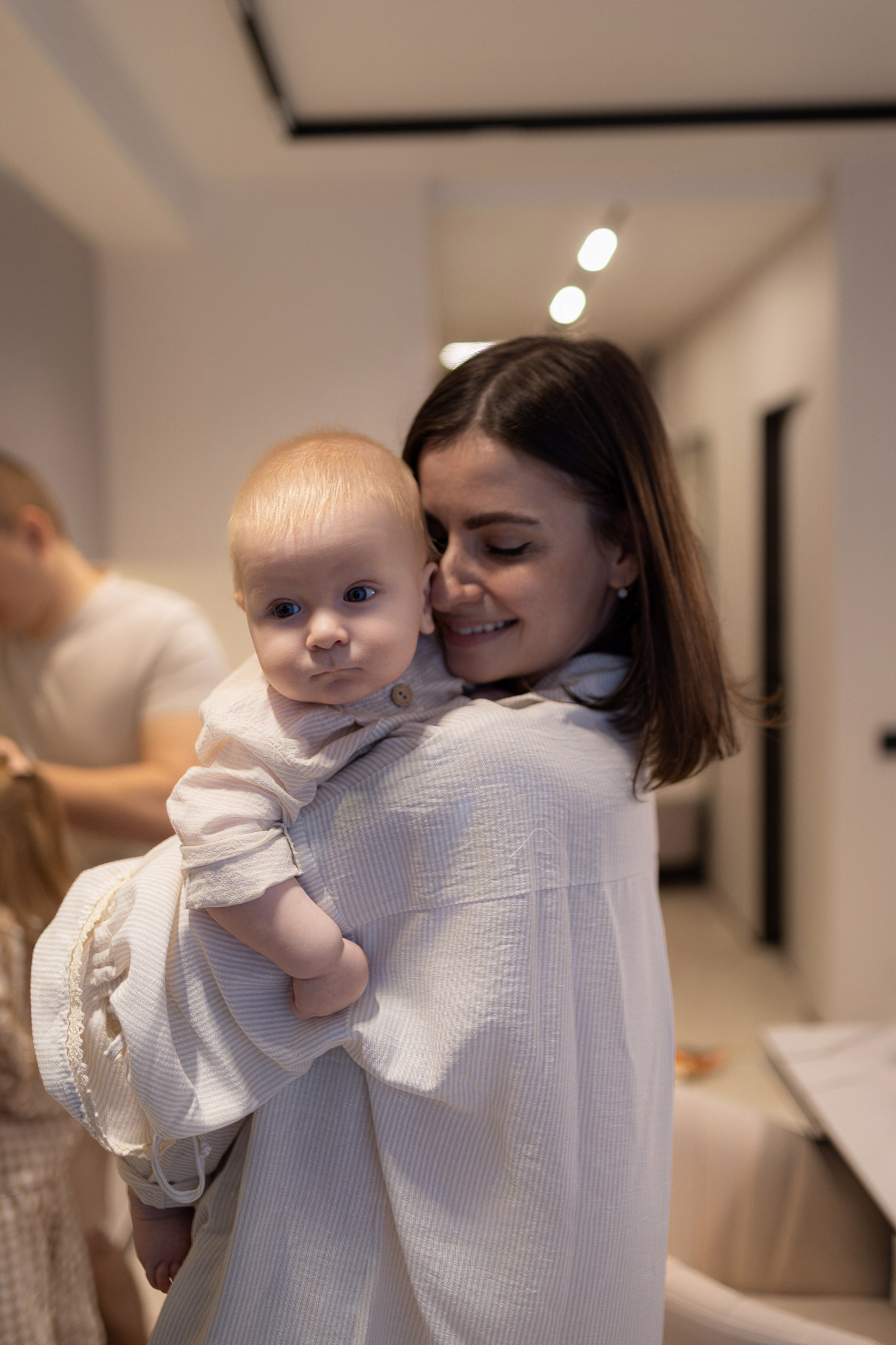 Новогодняя семейная фотосессия дома. Семейный фотограф в Москве 📸