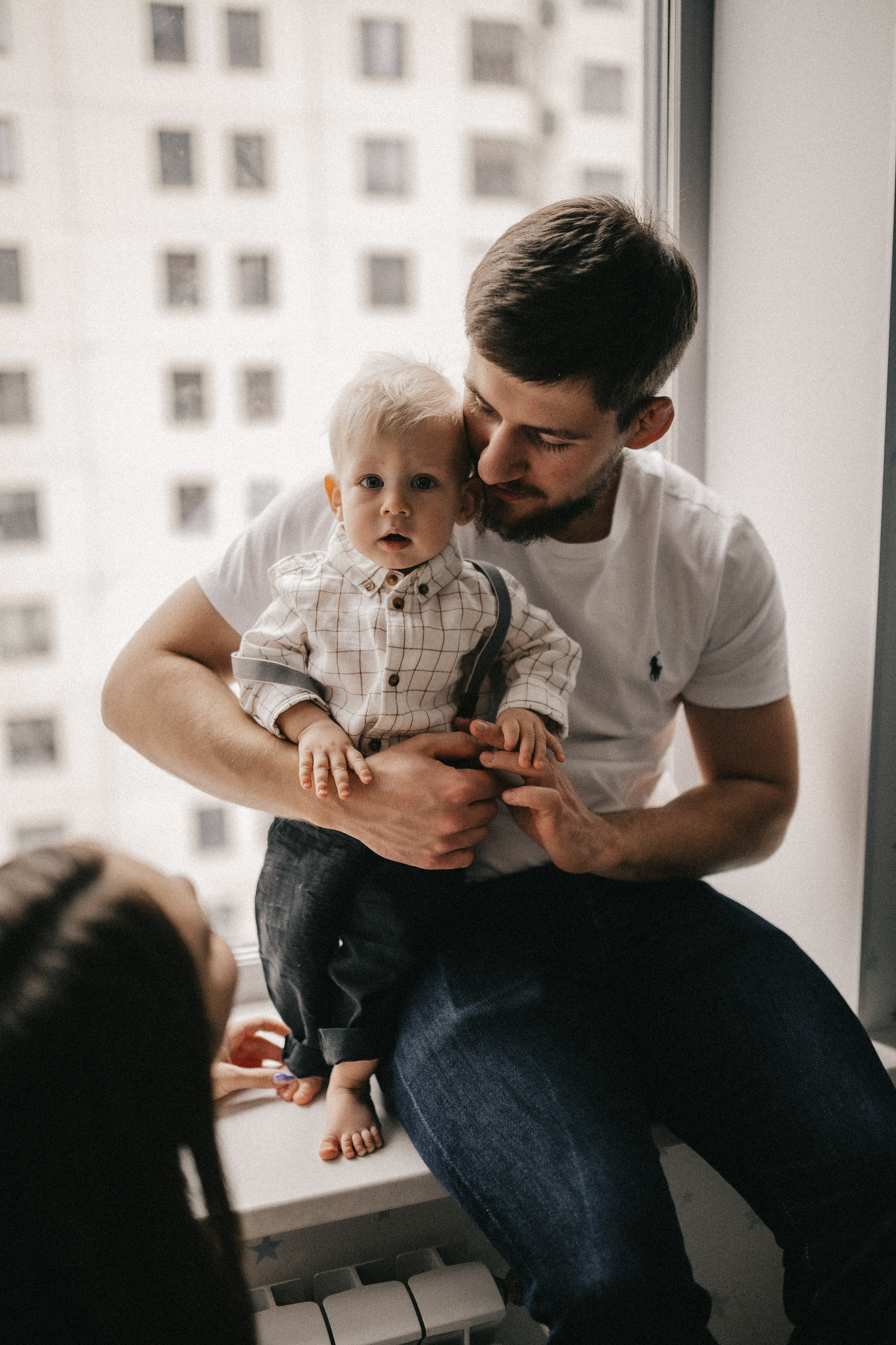 Лёня, Лера и Матвей дома. Семейный и свадебный lifestyle-фотограф в Москве Мария Петрова