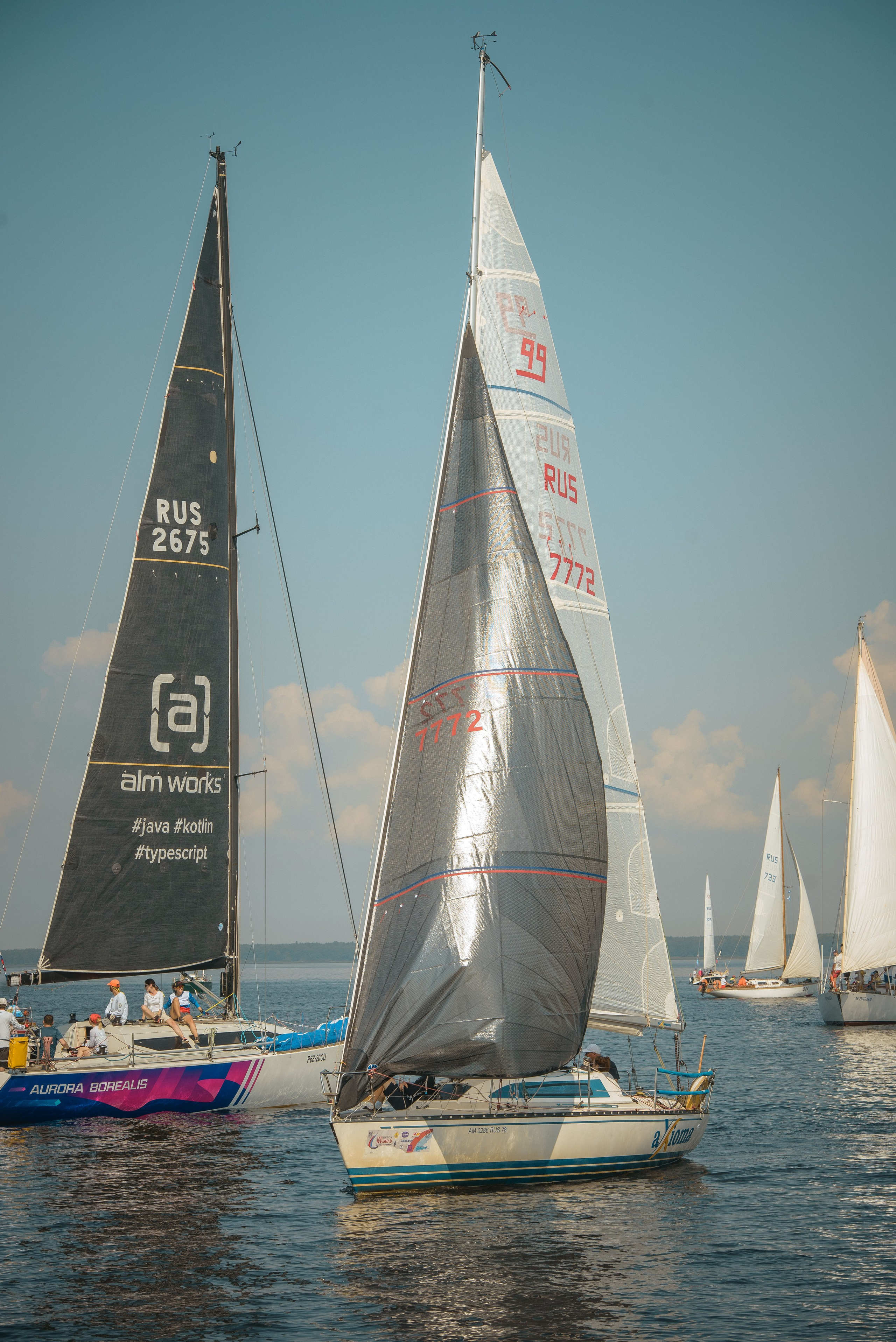 Яхтинг. Фотограф Дмитрий Потатуев