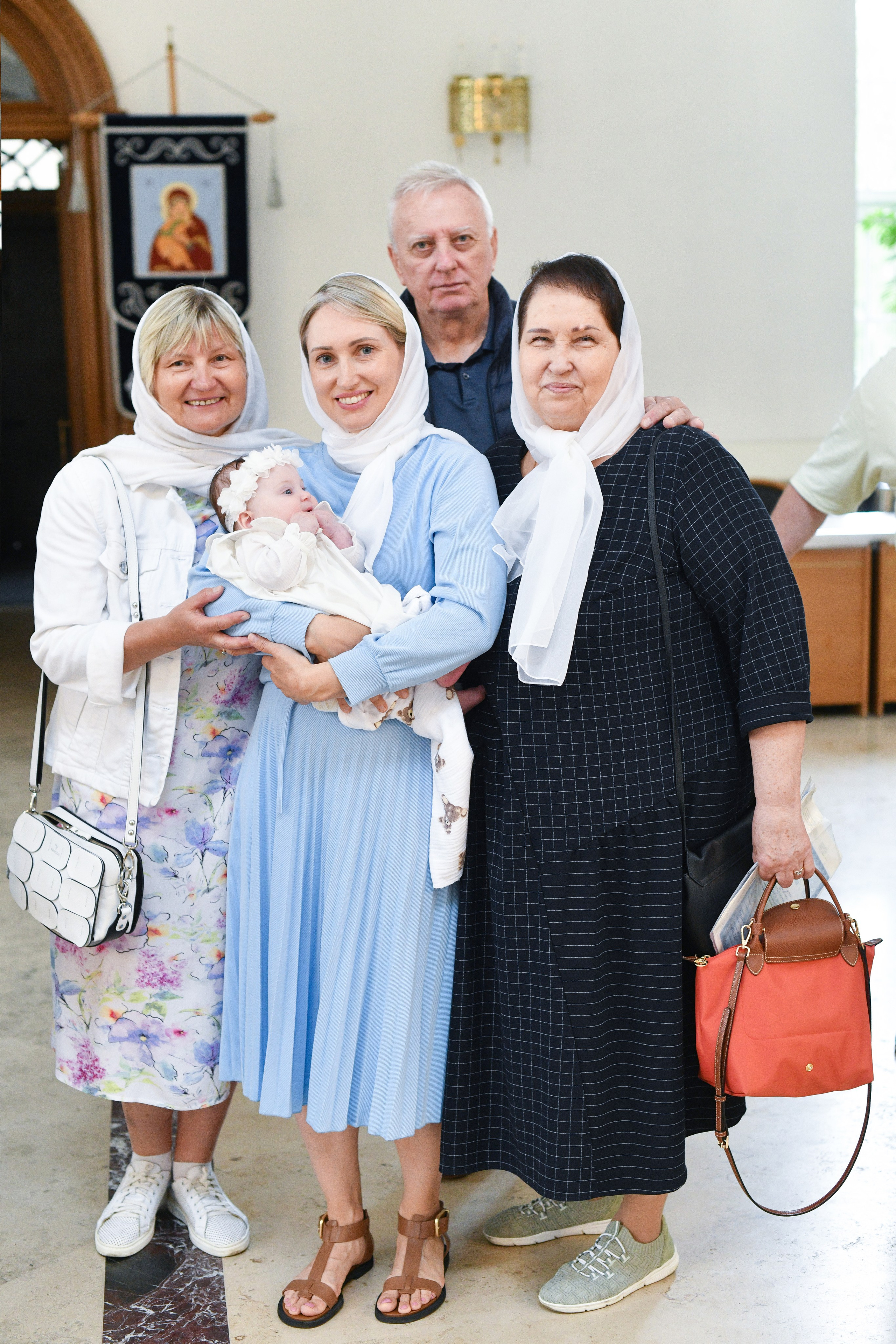 Крещение Александры. Свадебный и портретный фотограф в Москве Галина Борисова