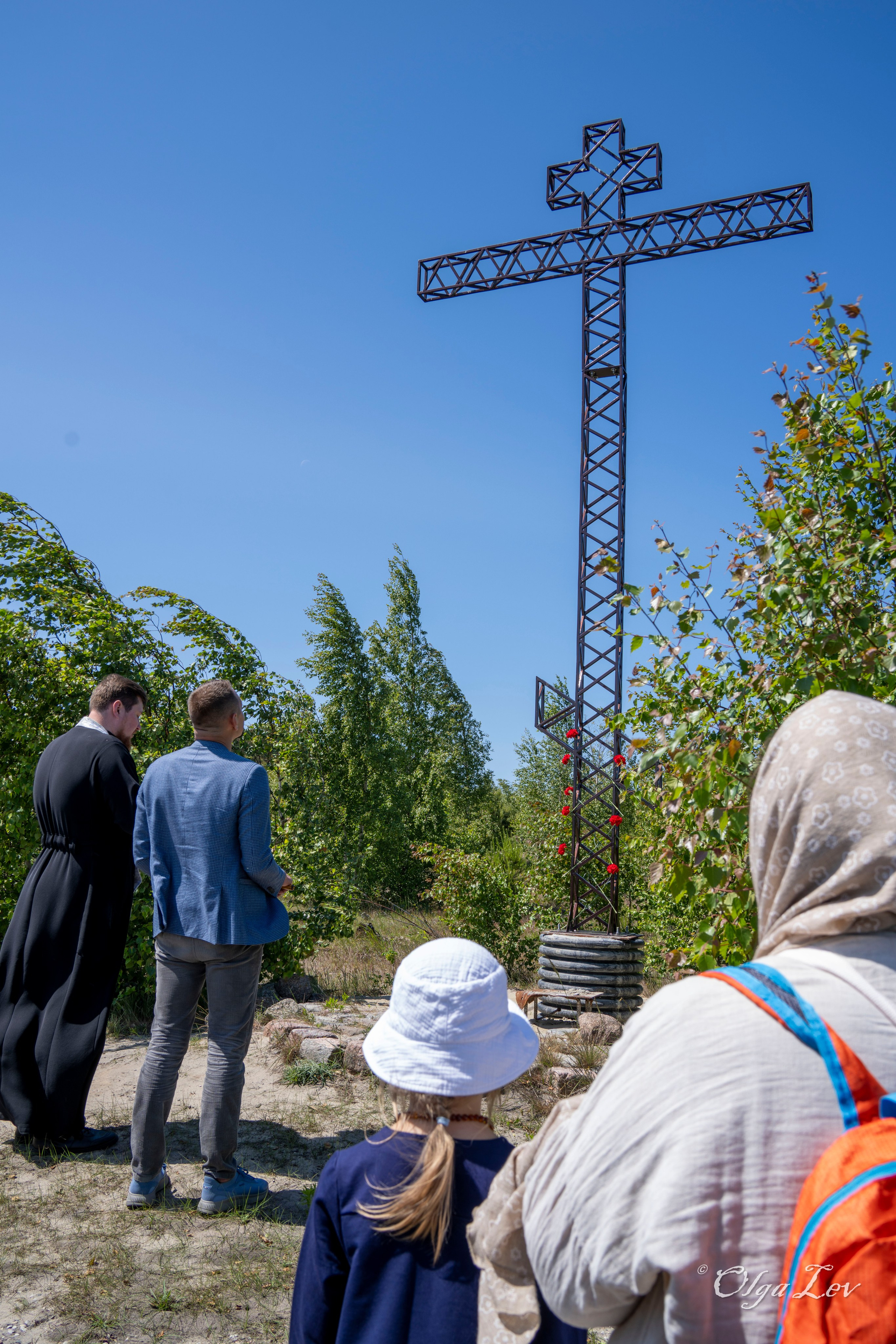Освящение Поклонного Креста в поселке Морское Калининградской области. Сфотографируй мою душу!