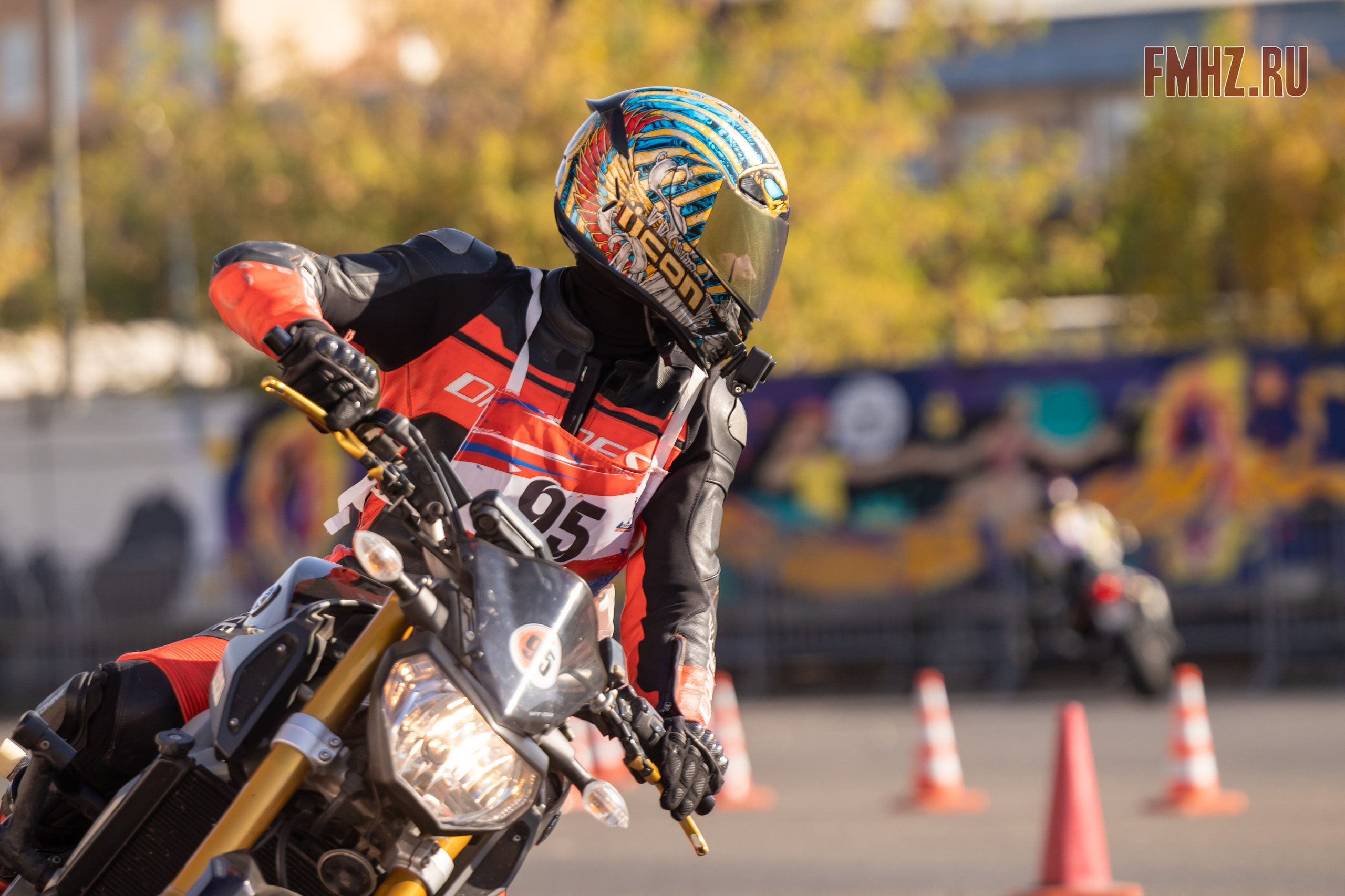Соревнования по мотоджимхане на площадке Мосгортранс 15.09.2024. Фотограф Владимир Охрименко