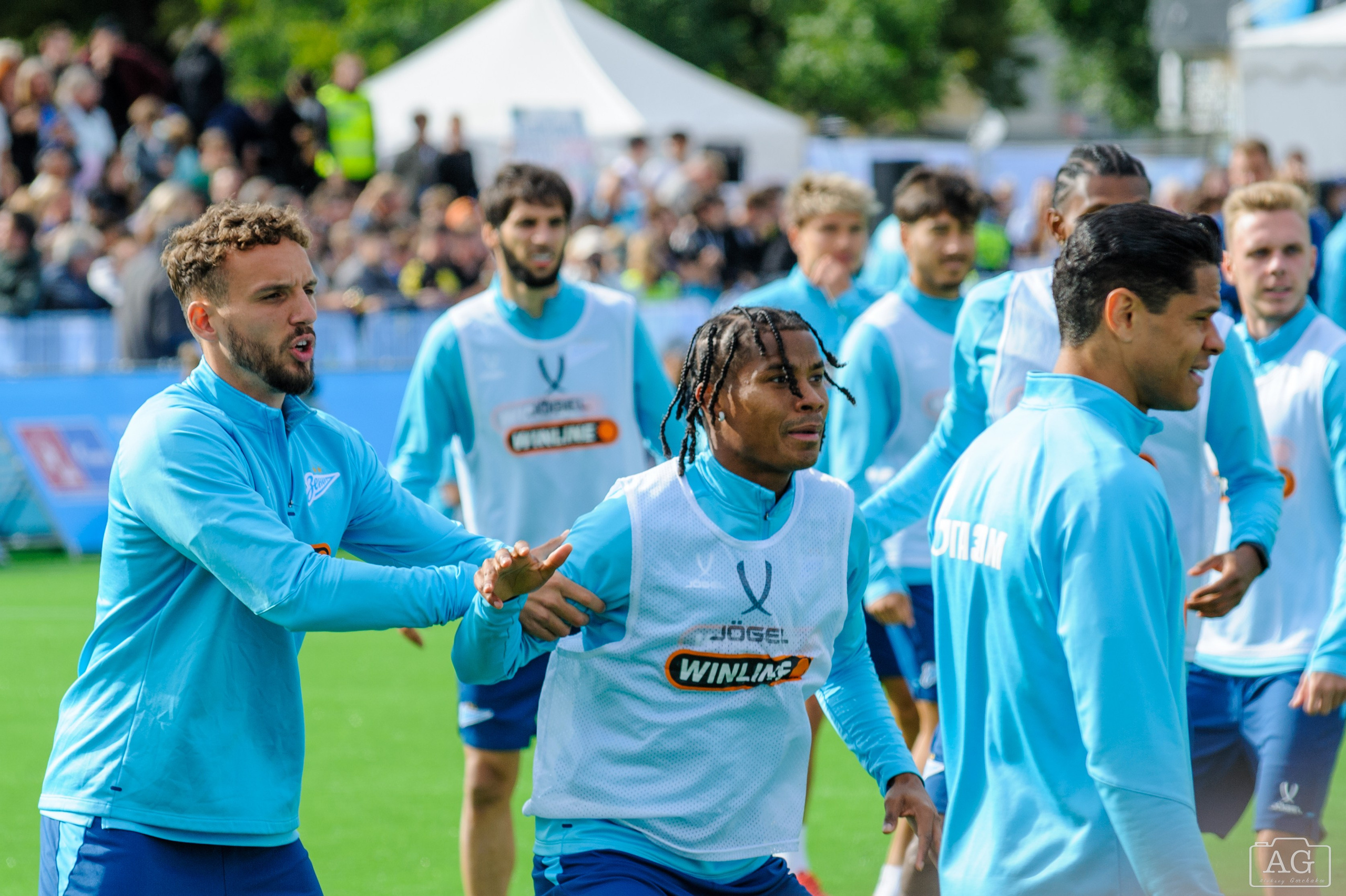 Открытая тренировка ФК «Зенит». Алексей Горчаков. Фотограф на ваш праздник