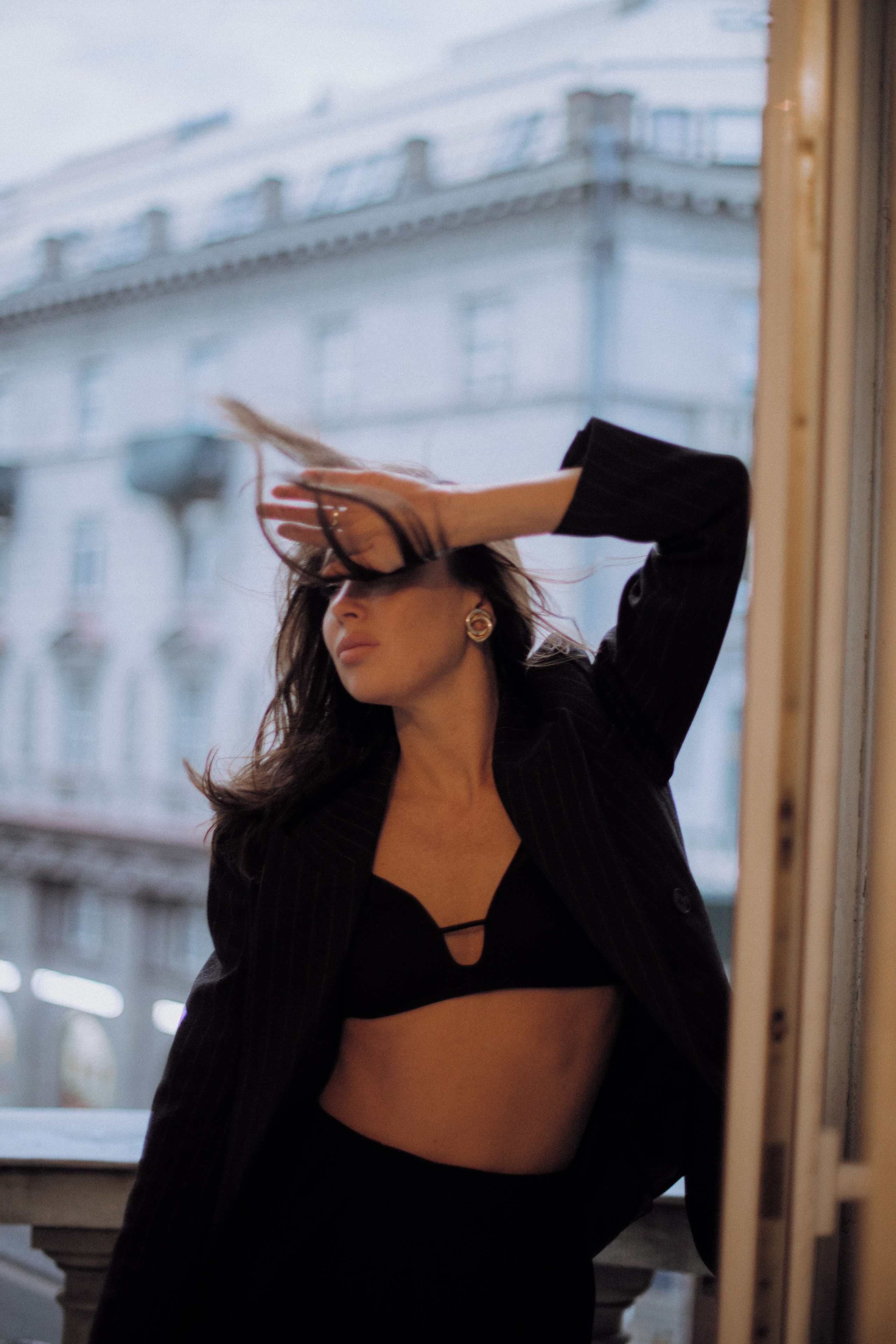 Вероника (съемка на балконе). Фотограф в Москве и Санкт-Петербурге Дарина