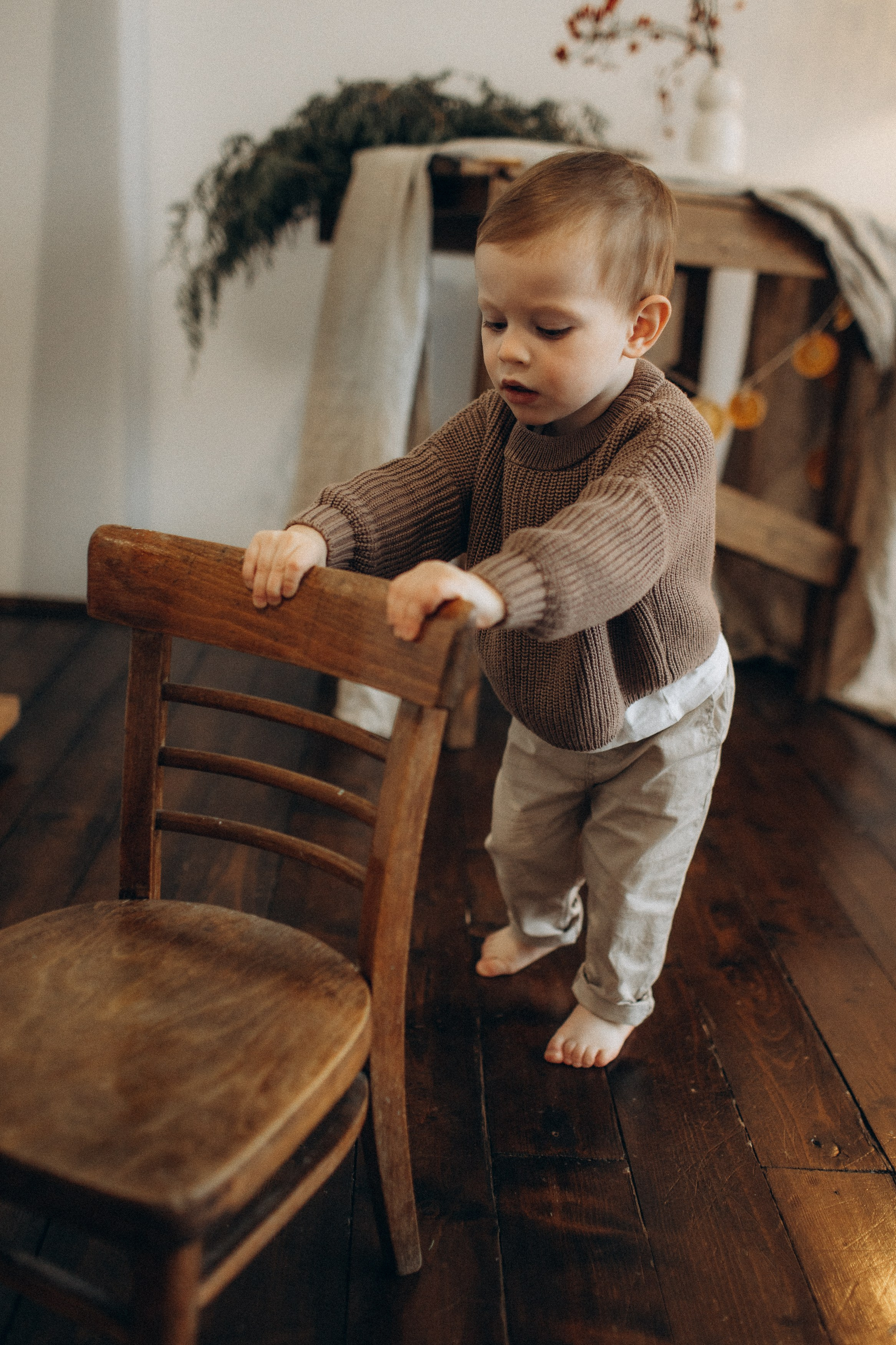 Семейная новогодняя фотосессия Москва мама и сын. Фотограф Владимир Москва