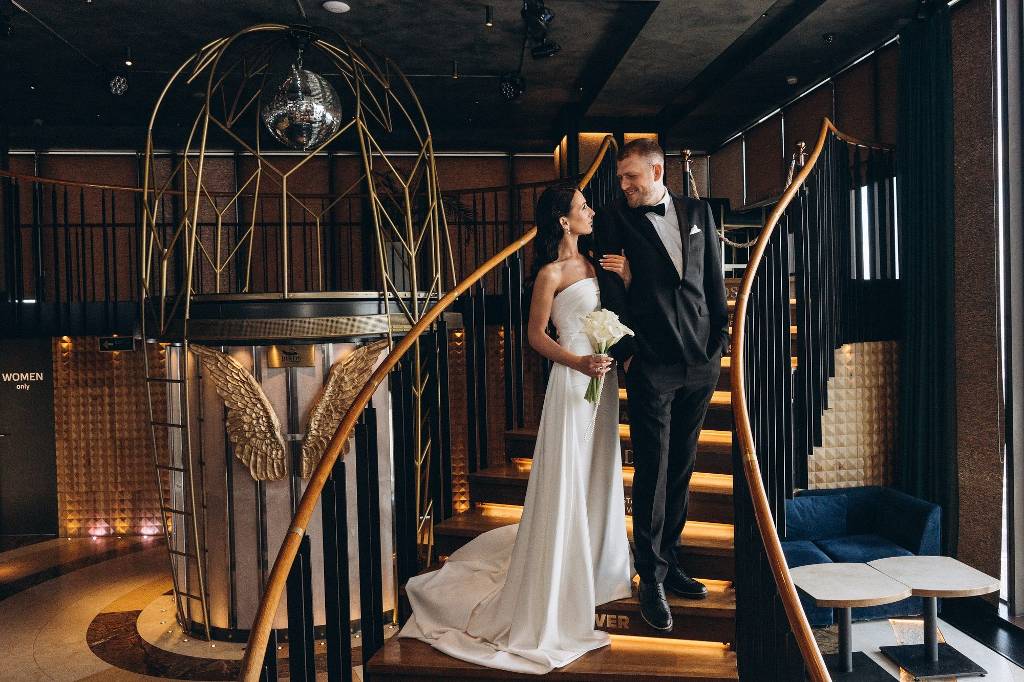 Свадебная фотосъемка в ресторане Birds. Сергей Гладков свадебный фотограф в Москве