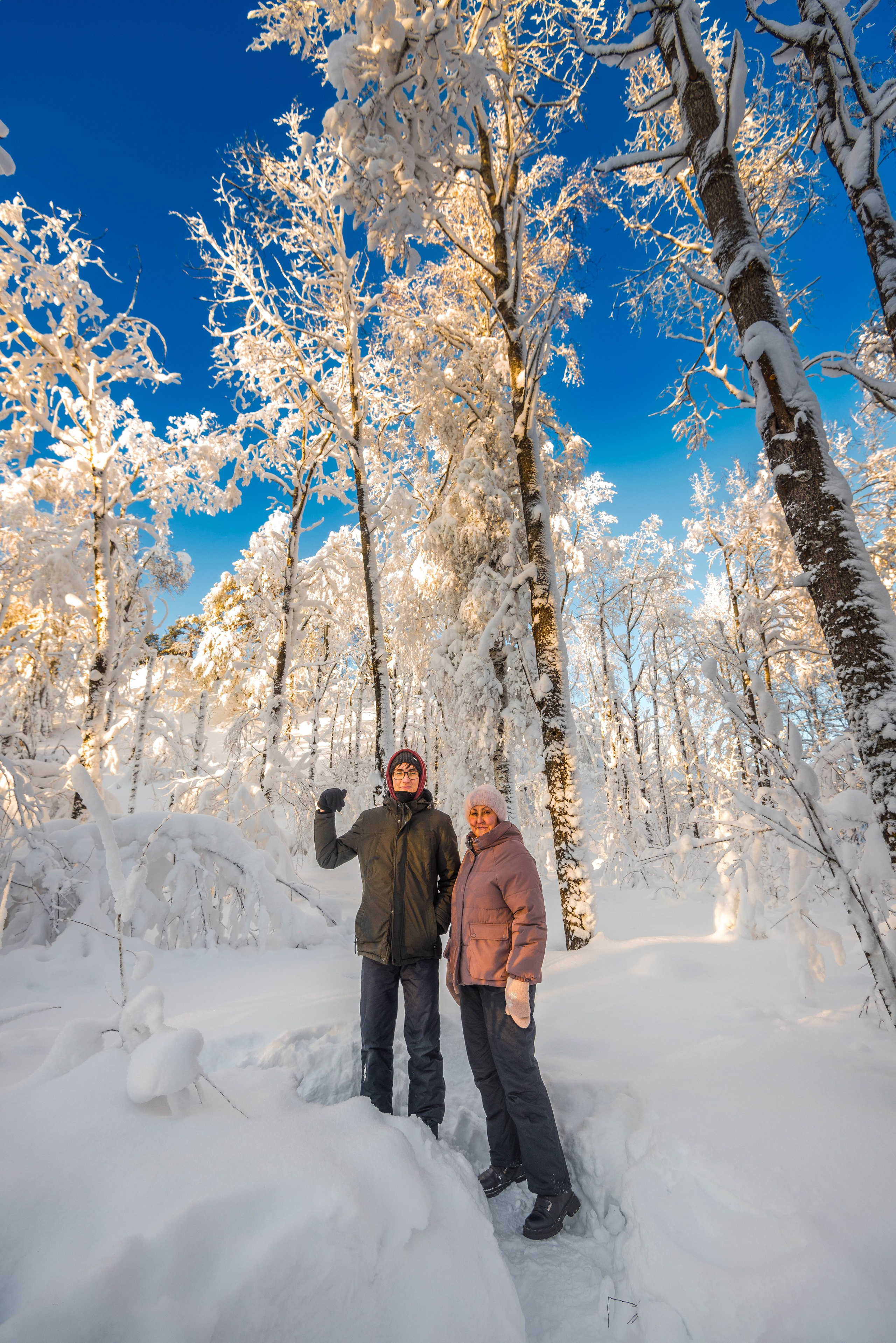 Таганай Семибратка, Парк Бажова, ледяной фонтан 06.01.2024. Свадебный фотограф на Урале Виктор Соколов