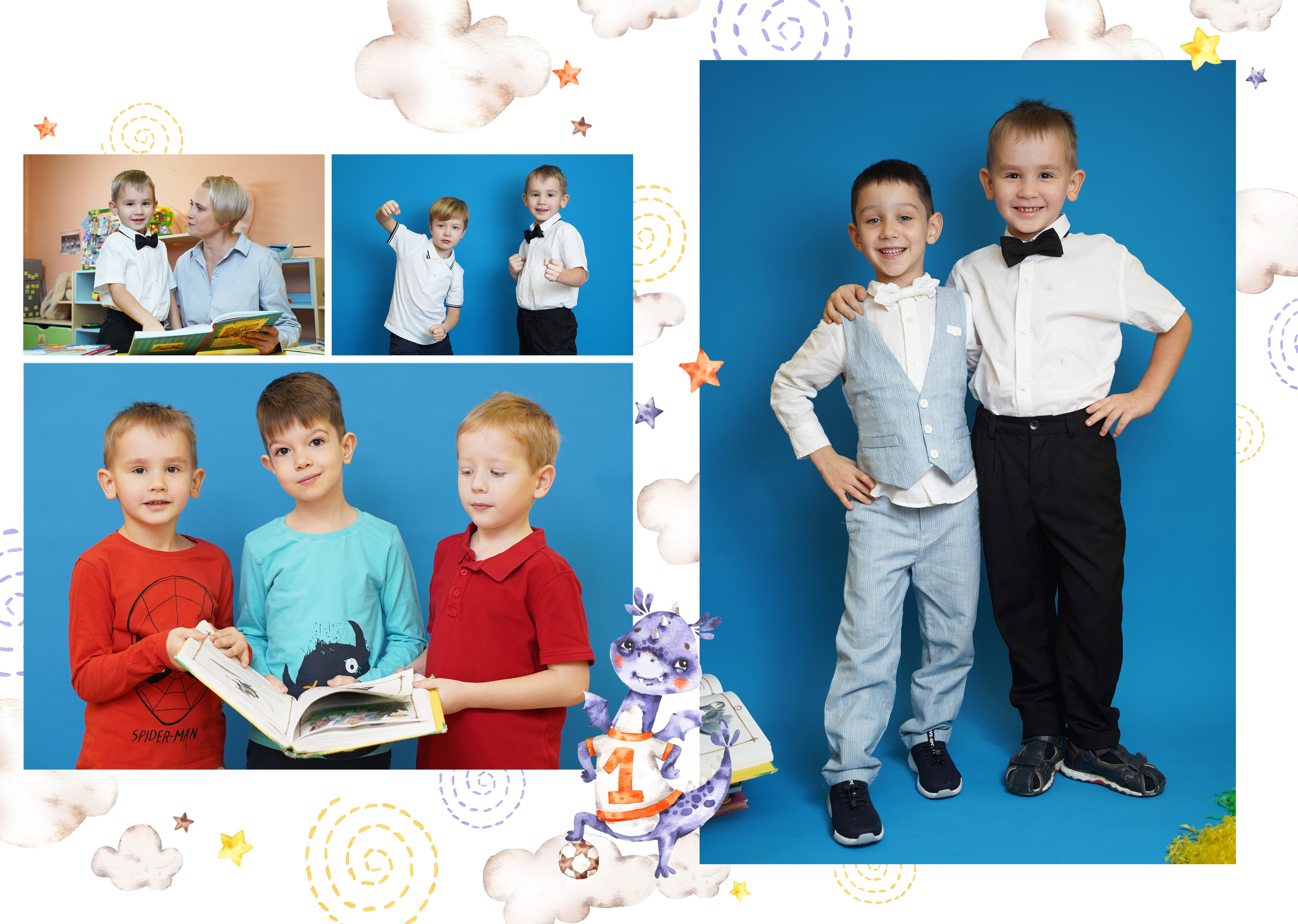 Индивидуальные выпускные альбомы для детского сада ➤ Заказать яркий студийный фотоальбом выпускника. Авторские выпускные альбомы для детских садов, начальной и старшей школы в Москве и московской области