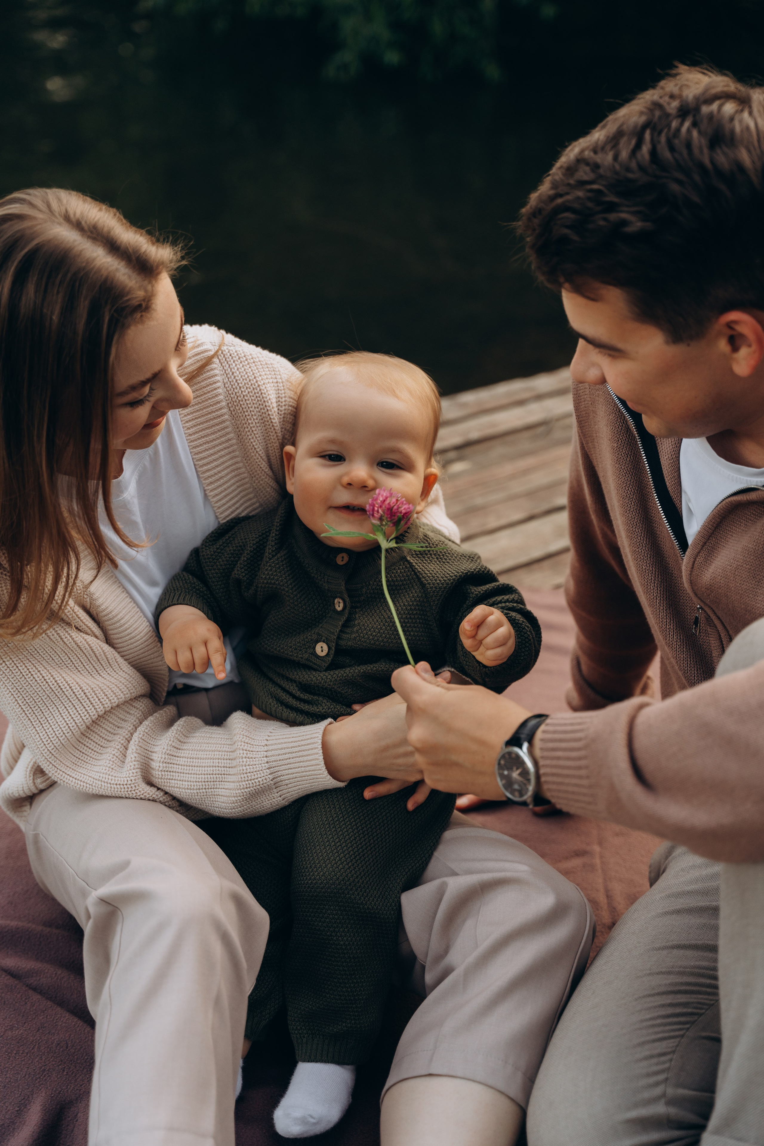 Лена, Костя, Елисей. Фотограф Мария Миллс | Минск