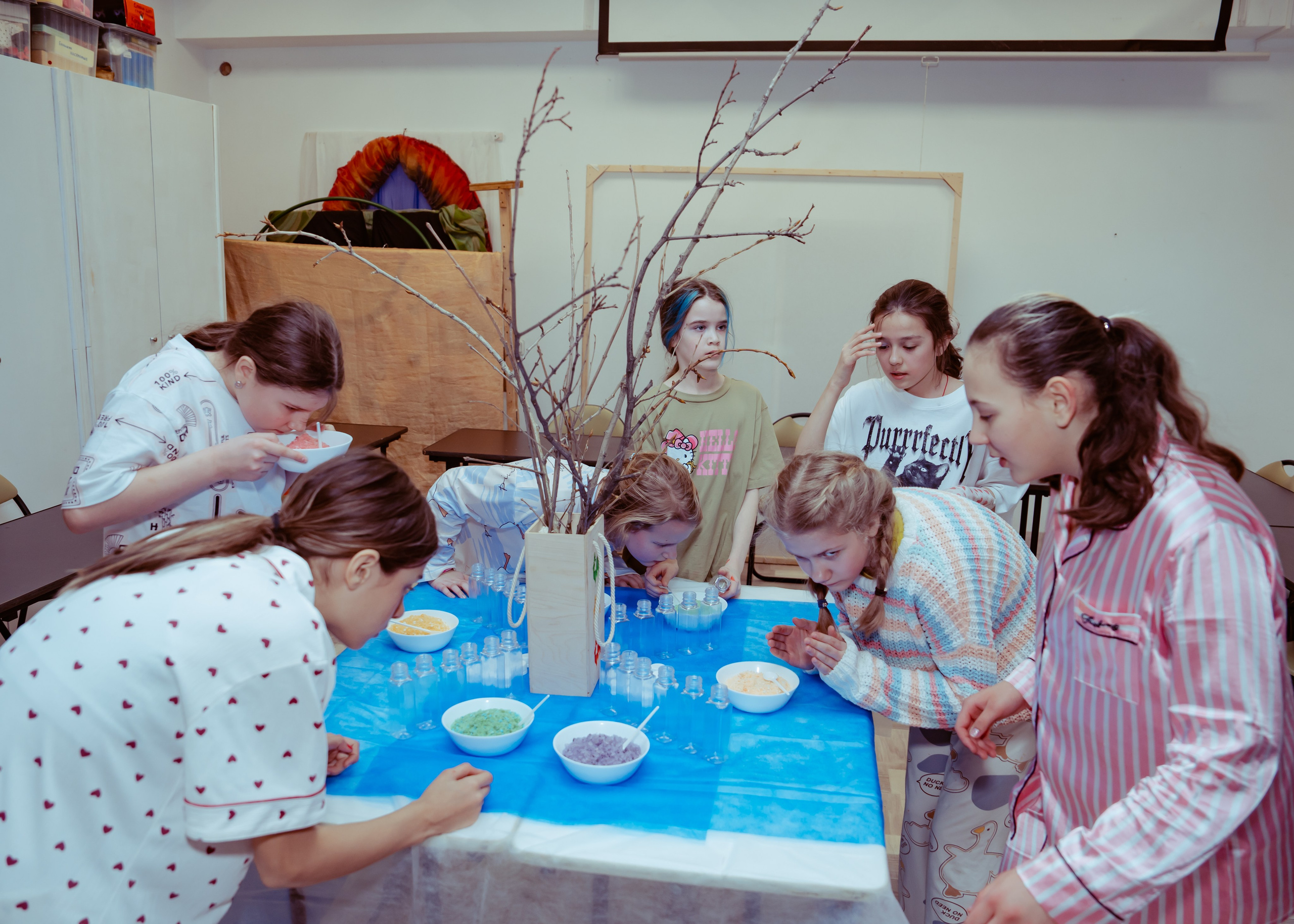«Пижамная вечеринка». Крамер Юлиана детский и семейный фотограф