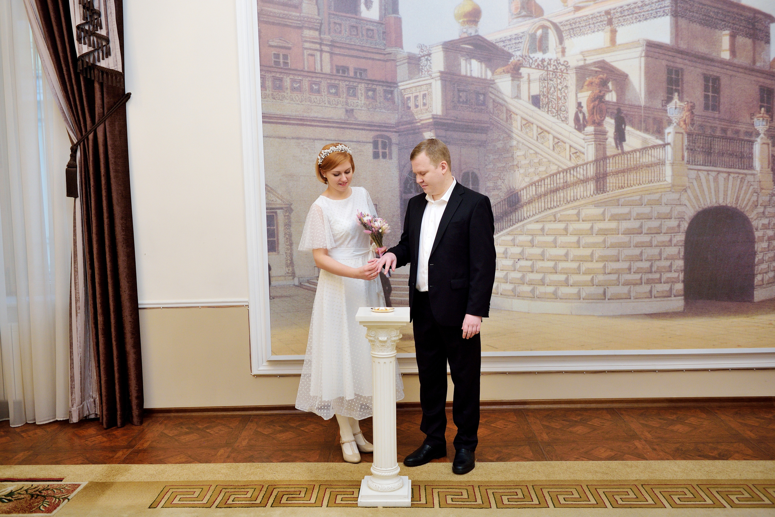 свадьба в мещанском загсе, мещанский загс, аптекарский огород