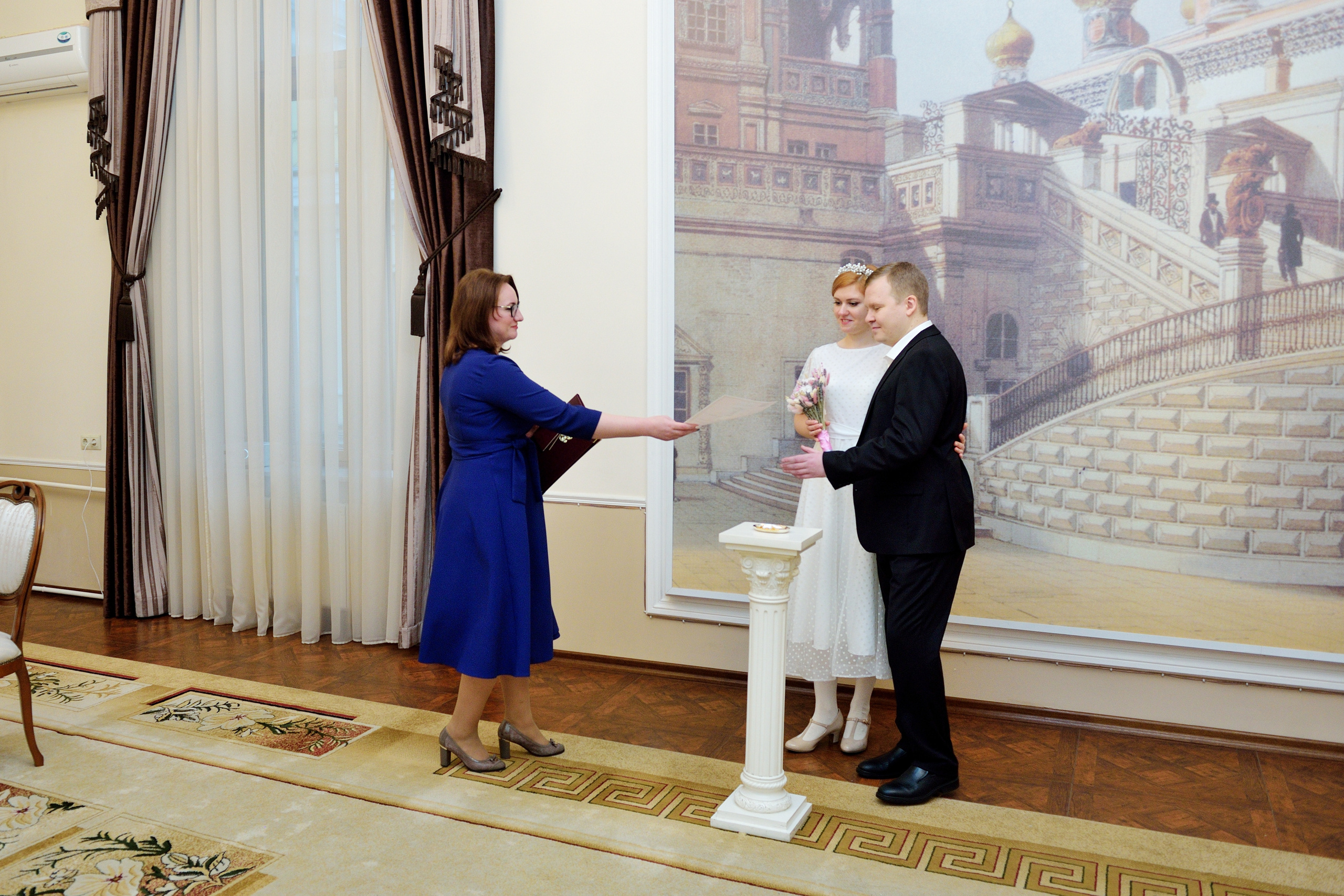 свадьба в мещанском загсе, мещанский загс, аптекарский огород