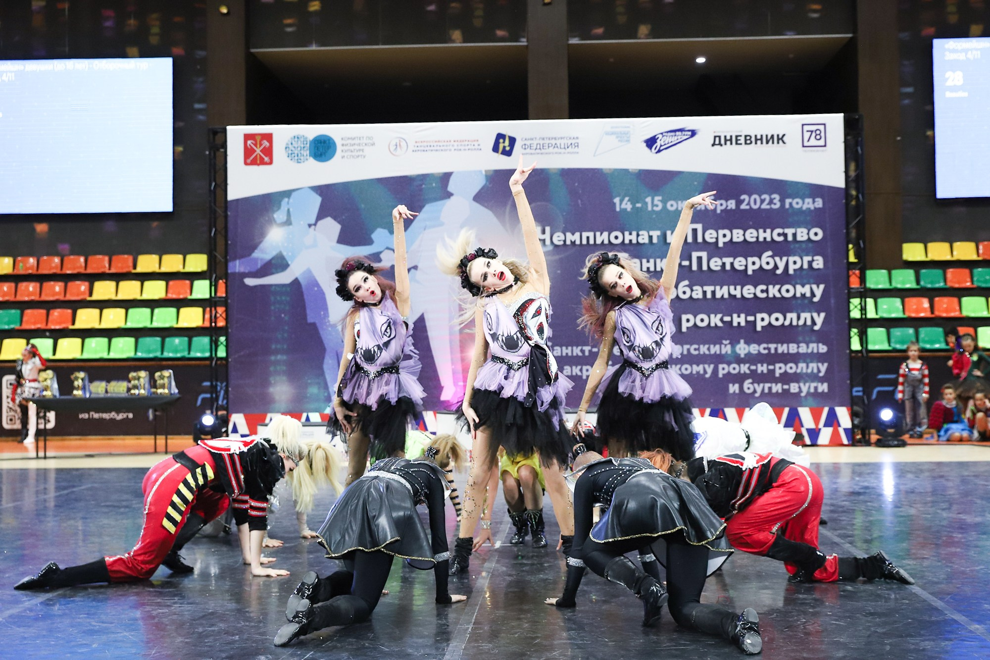 Чемпионат и Первенство Санкт-Петербурга по акробатическому рок-н-роллу. Фотограф Дарья Попова