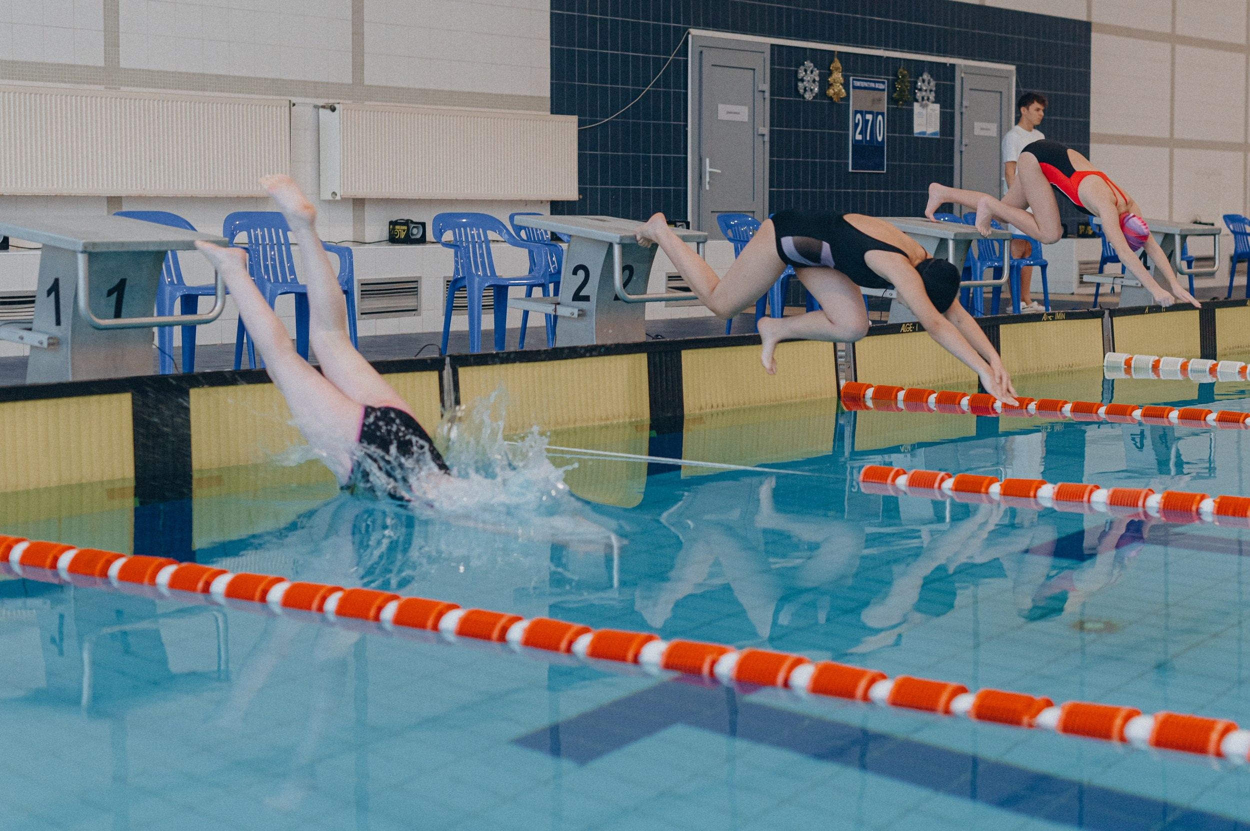 «Новогодние заплывы» в СОЦ «Зодчий». Фотограф Дмитрий Пименов